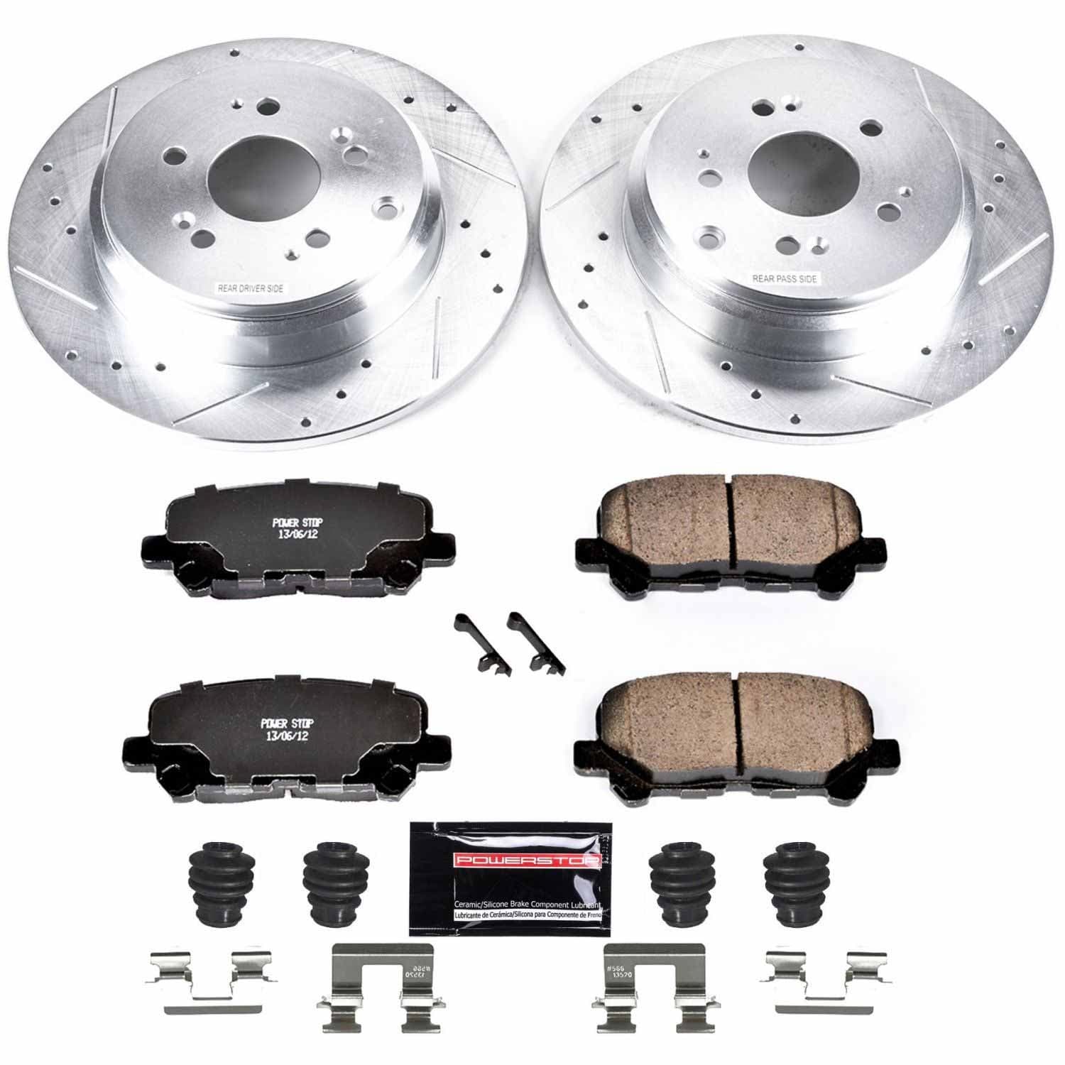Power Stop - K5839 - Rear - Disc Brake Pad and Rotor Kit image 1