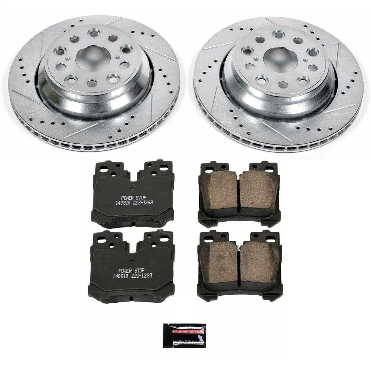 Power Stop - K5840 - Rear - Disc Brake Pad and Rotor Kit image 1