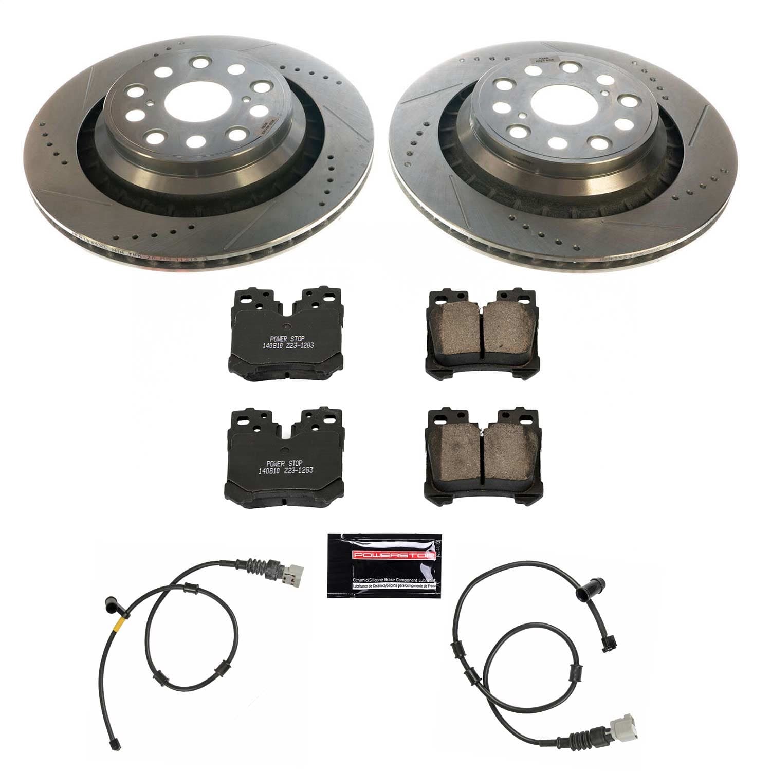 Power Stop - K5841 - Rear - Disc Brake Pad and Rotor Kit image 1