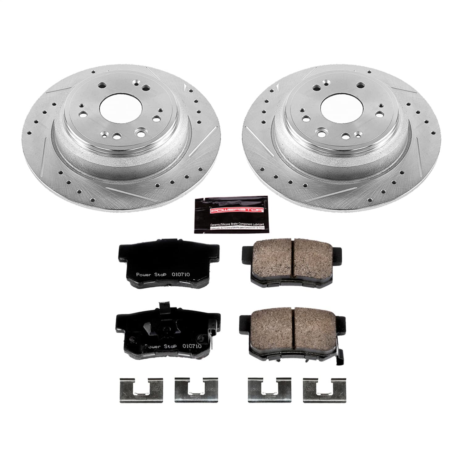 Power Stop - K5859 - Rear - Disc Brake Pad and Rotor Kit image 1