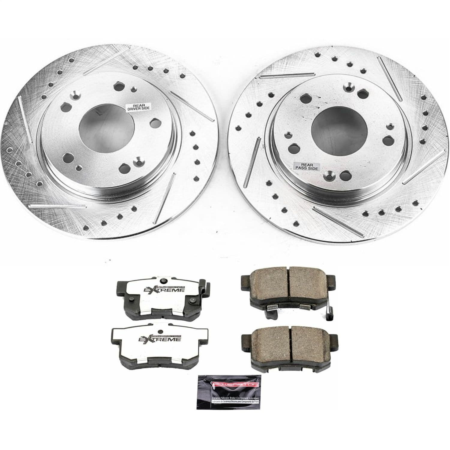 Power Stop - K5860-26 - Rear - Disc Brake Pad and Rotor Kit image 1