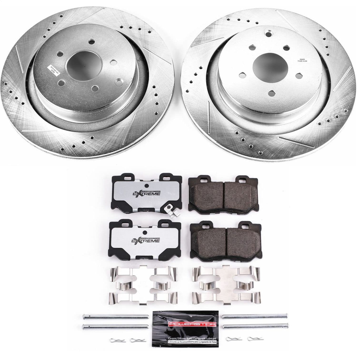 Power Stop - K5861-26 - Rear - Disc Brake Pad and Rotor Kit image 1