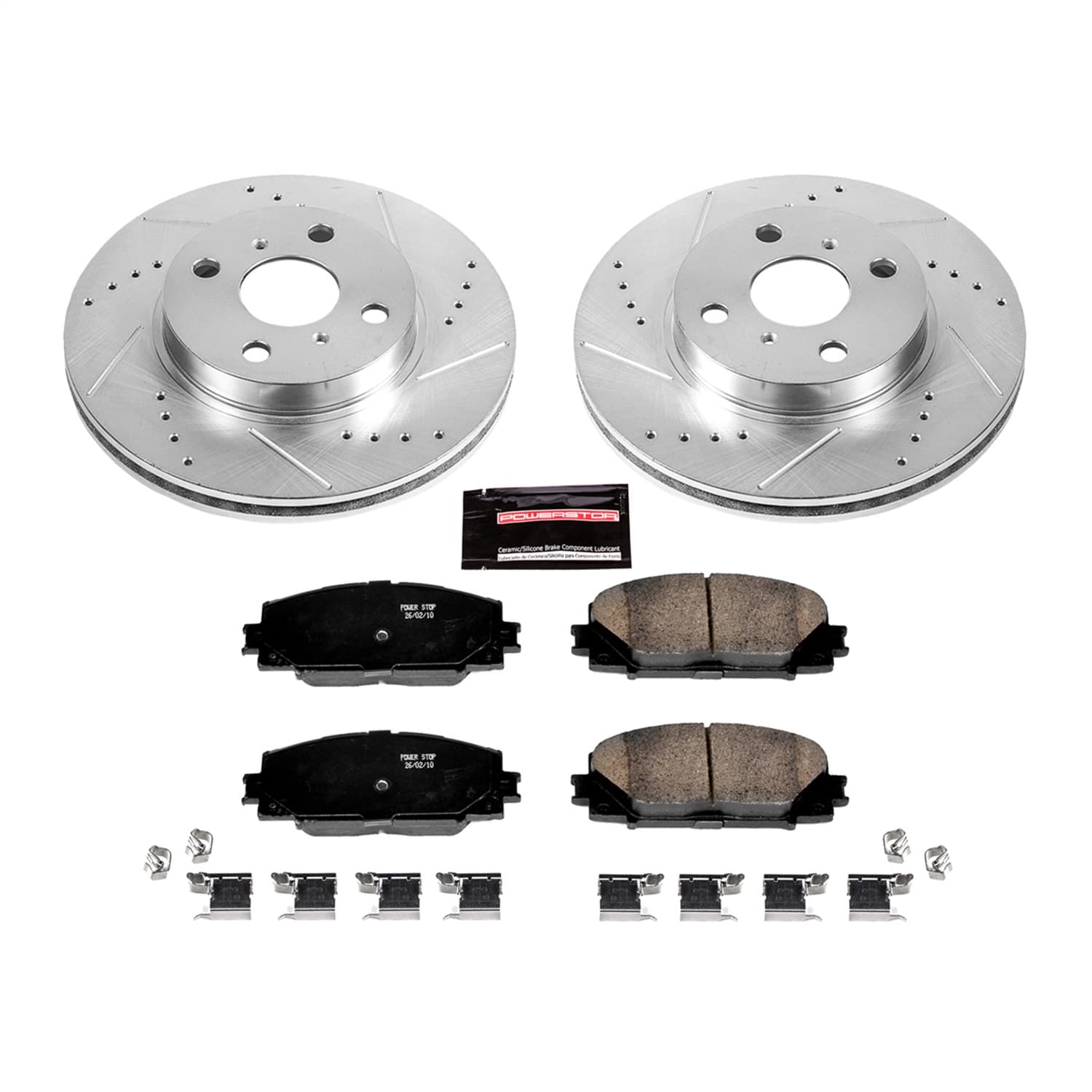Power Stop - K5863 - Front - Disc Brake Pad and Rotor Kit image 1
