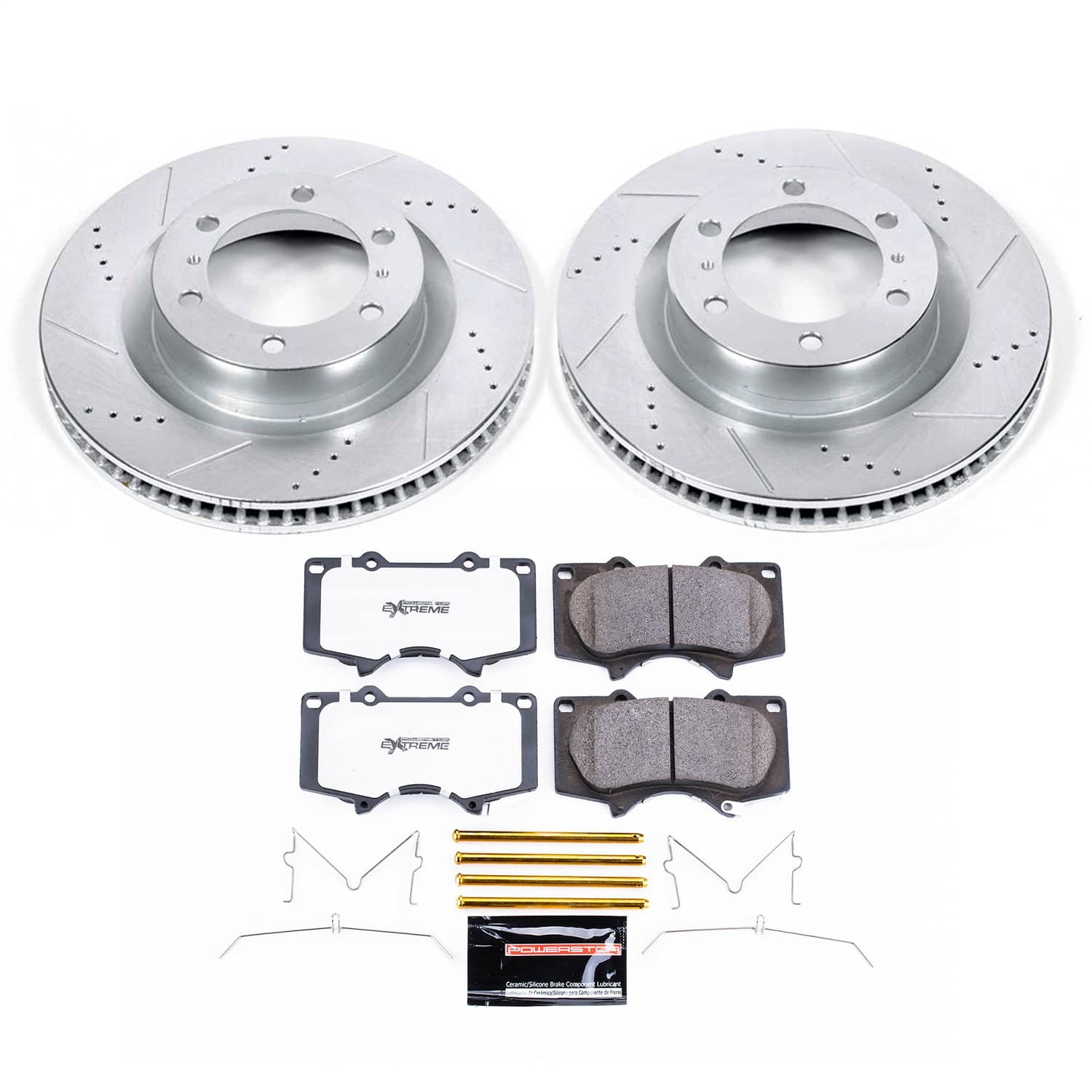 Power Stop - K5873-36 - Front - Disc Brake Pad and Rotor Kit image 1