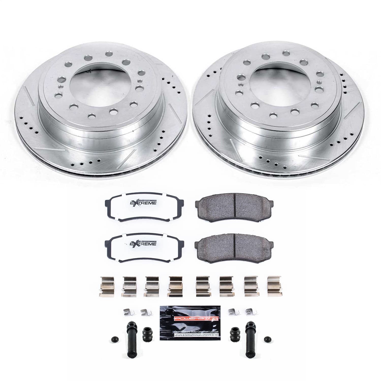 Power Stop - K5875-36 - Rear - Disc Brake Pad and Rotor Kit image 1