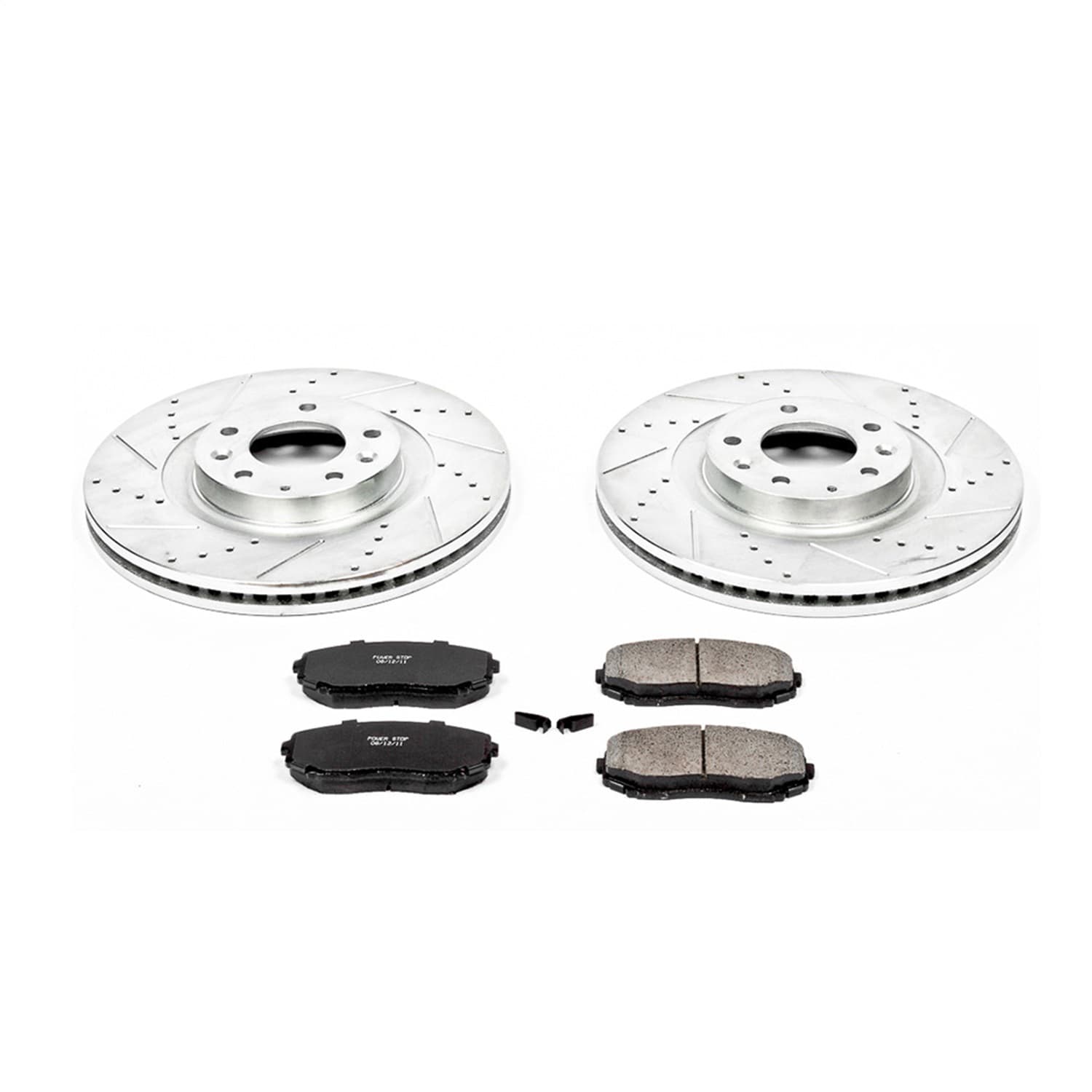 Power Stop - K5878 - Front - Disc Brake Pad and Rotor Kit image 1