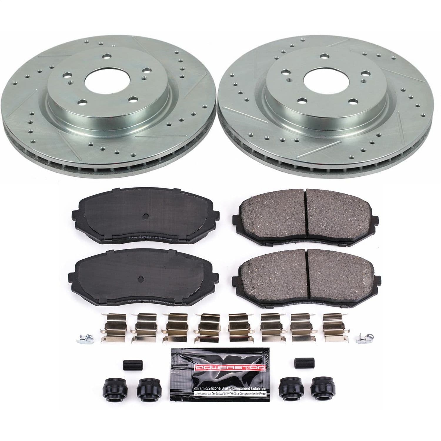 Power Stop - K5886 - Front - Disc Brake Pad and Rotor Kit image 1