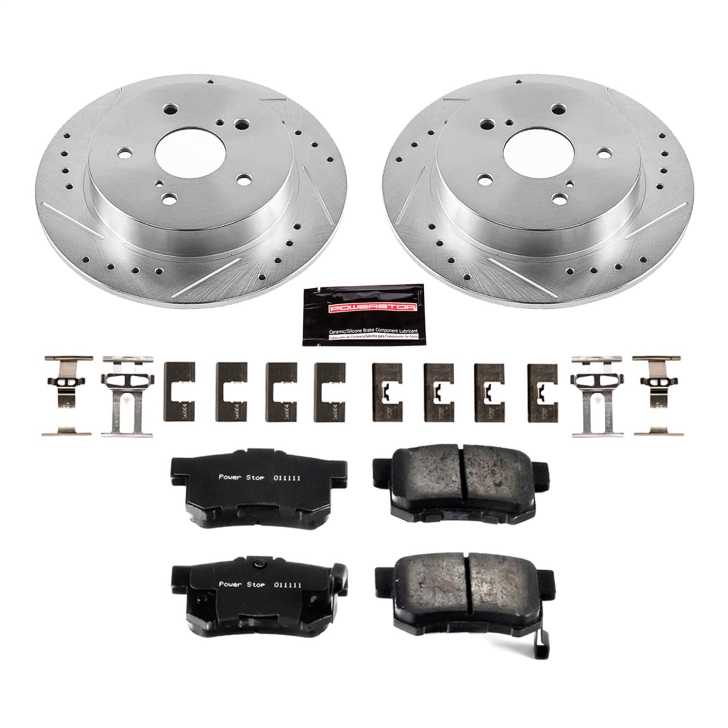 Power Stop - K5889 - Rear - Disc Brake Pad and Rotor Kit image 1