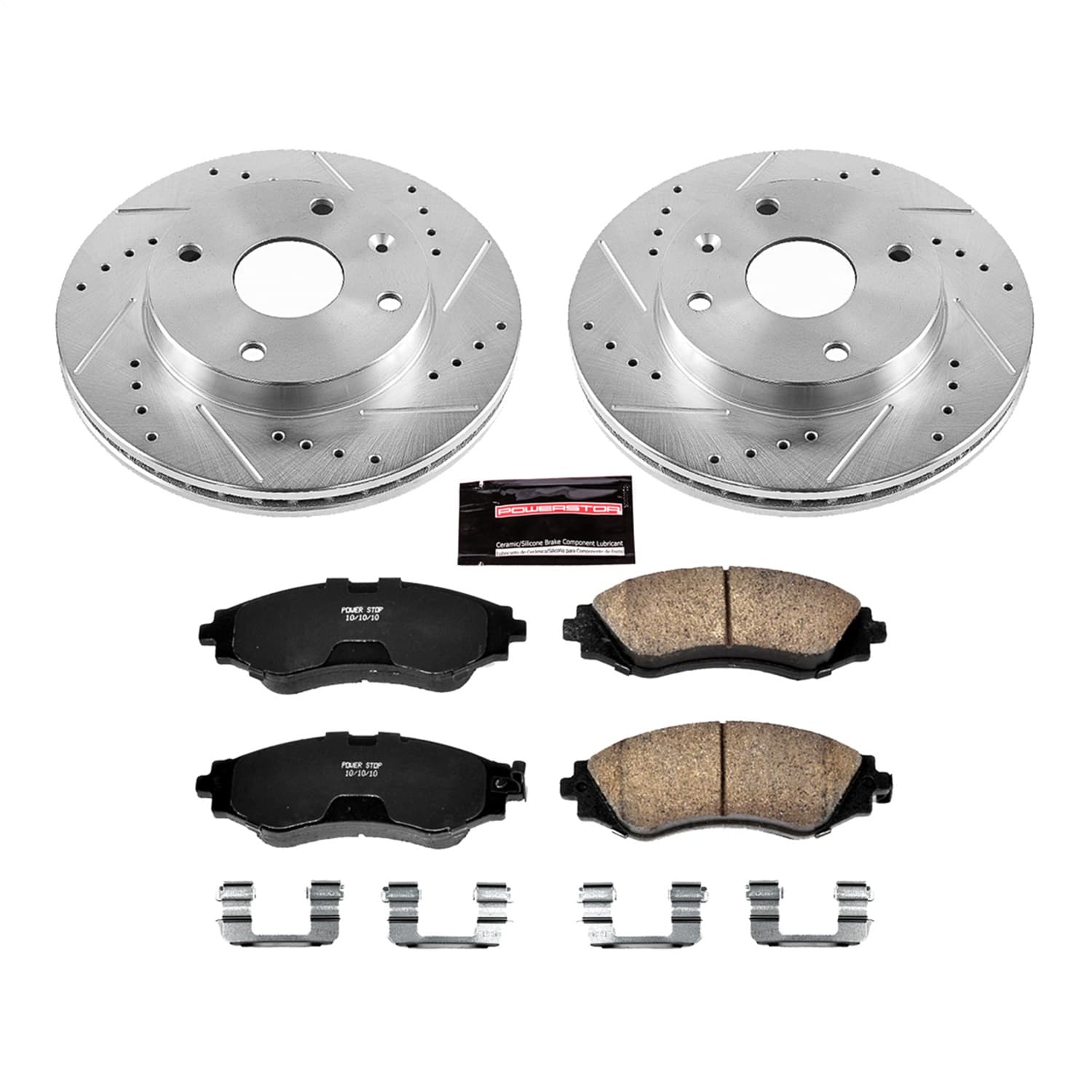 Power Stop - K5894 - Front - Disc Brake Pad and Rotor Kit image 1