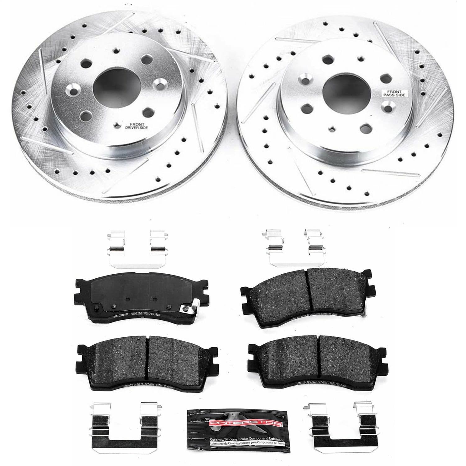 Power Stop - K5902 - Front - Disc Brake Pad and Rotor Kit image 1