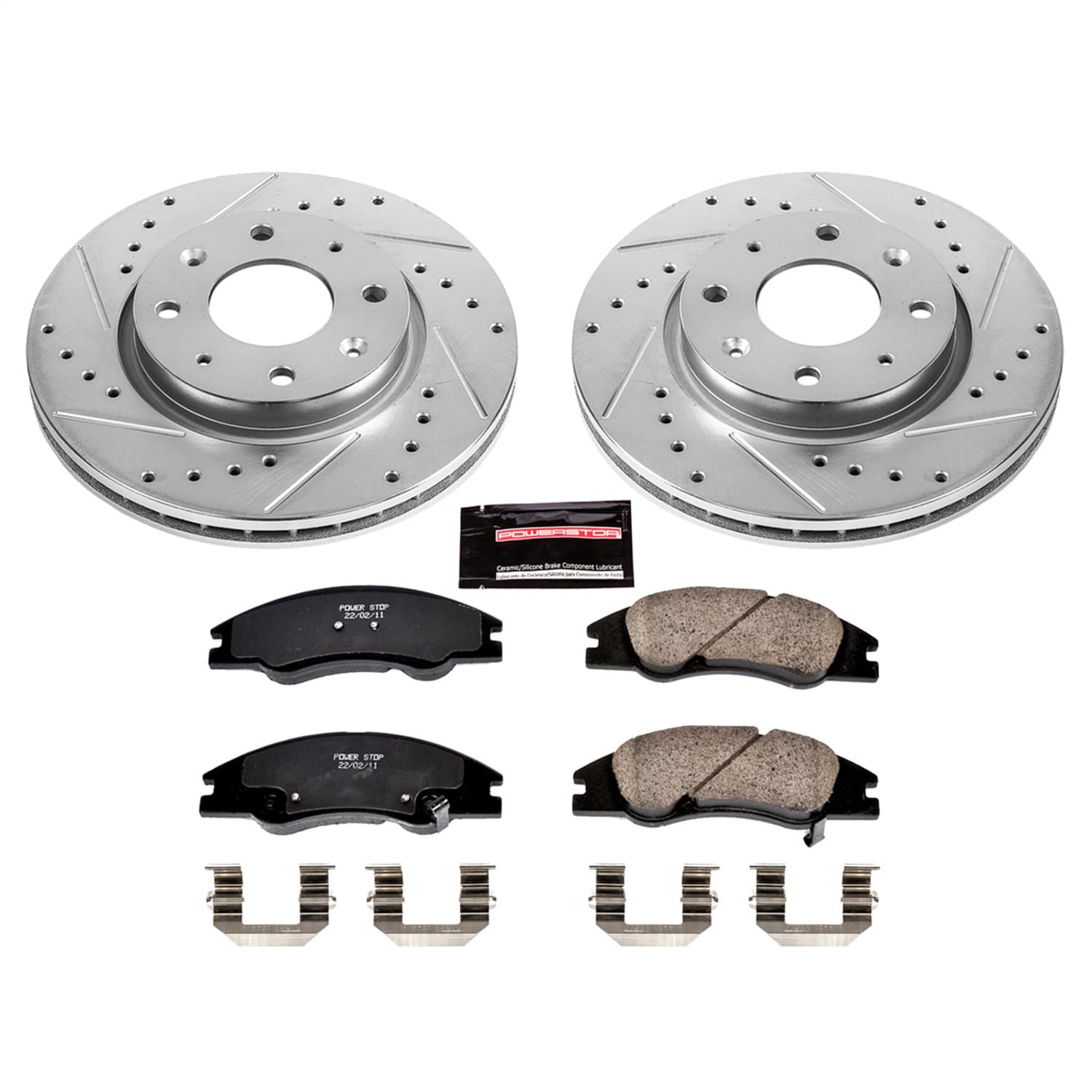 Power Stop - K5903 - Front - Disc Brake Pad and Rotor Kit image 1