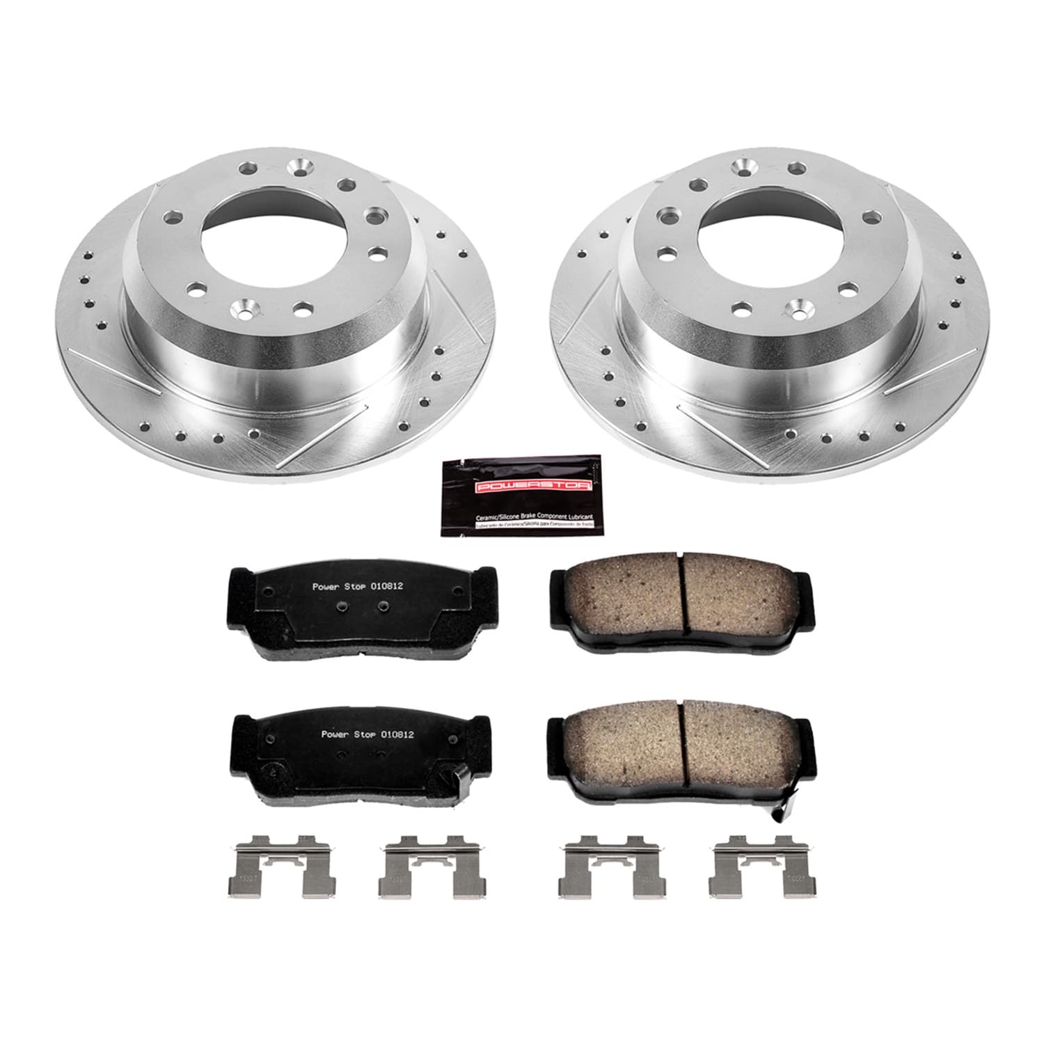 Power Stop - K5907 - Rear - Disc Brake Pad and Rotor Kit image 1