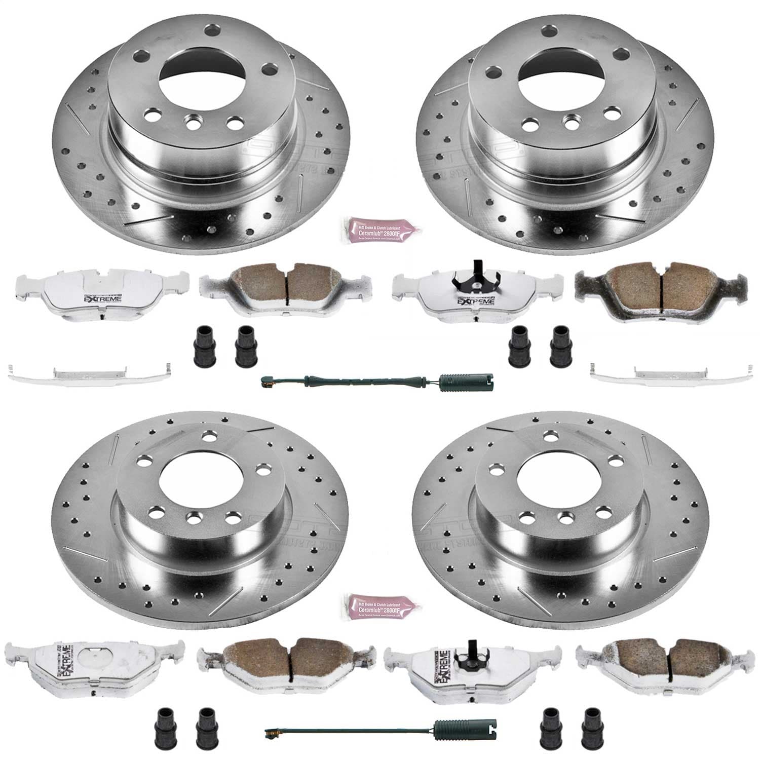 Power Stop - K591-26 - Front and Rear - Disc Brake Pad and Rotor Kit image 1