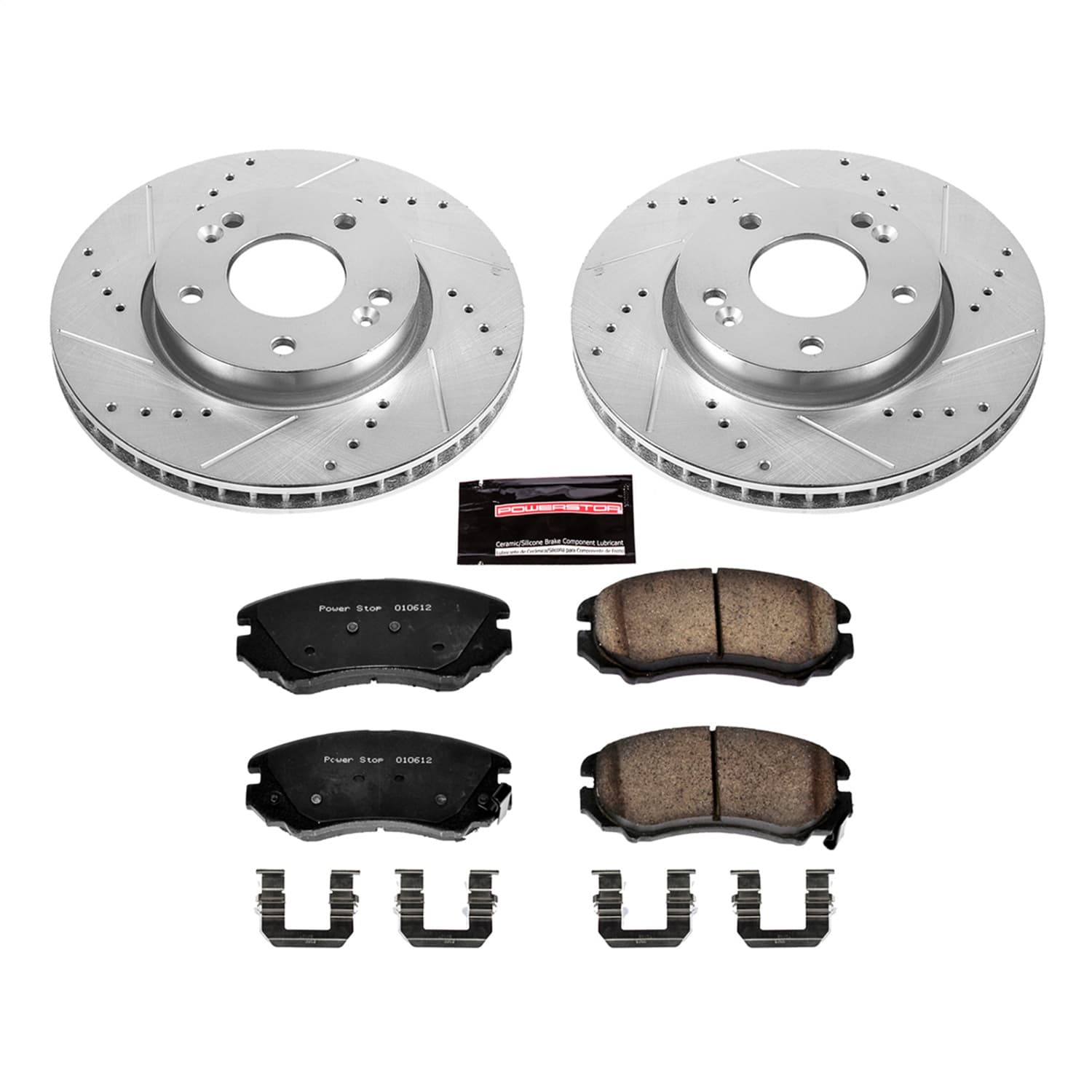 Power Stop - K5913 - Front - Disc Brake Pad and Rotor Kit image 1