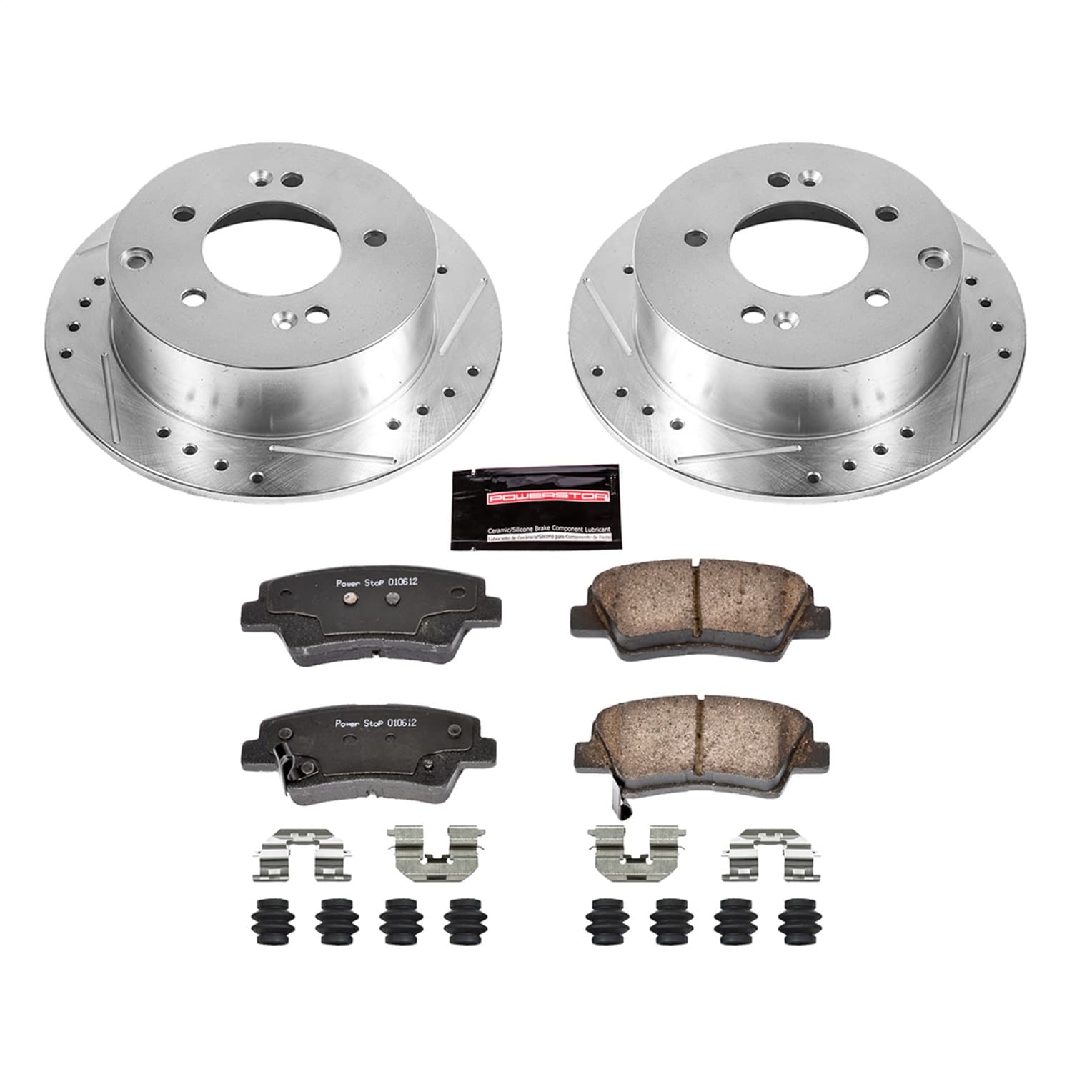 Power Stop - K5916 - Rear - Disc Brake Pad and Rotor Kit image 1