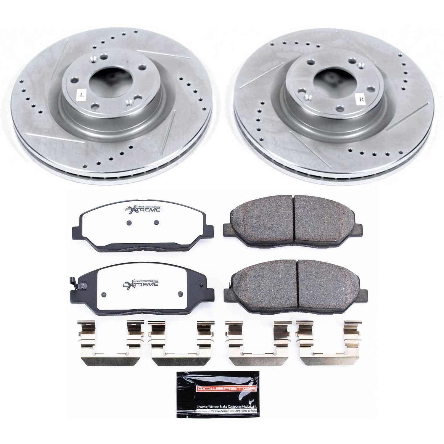 Power Stop - K5921-26 - Front - Disc Brake Pad and Rotor Kit image 1