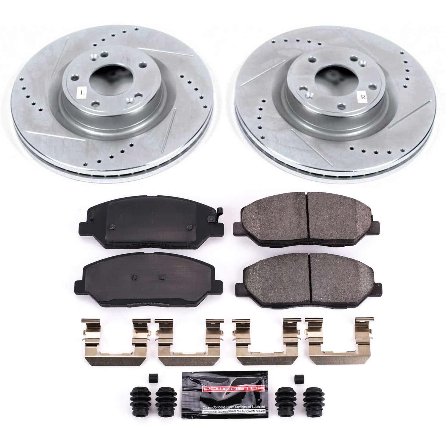 Power Stop - K5921 - Front - Disc Brake Pad and Rotor Kit image 1