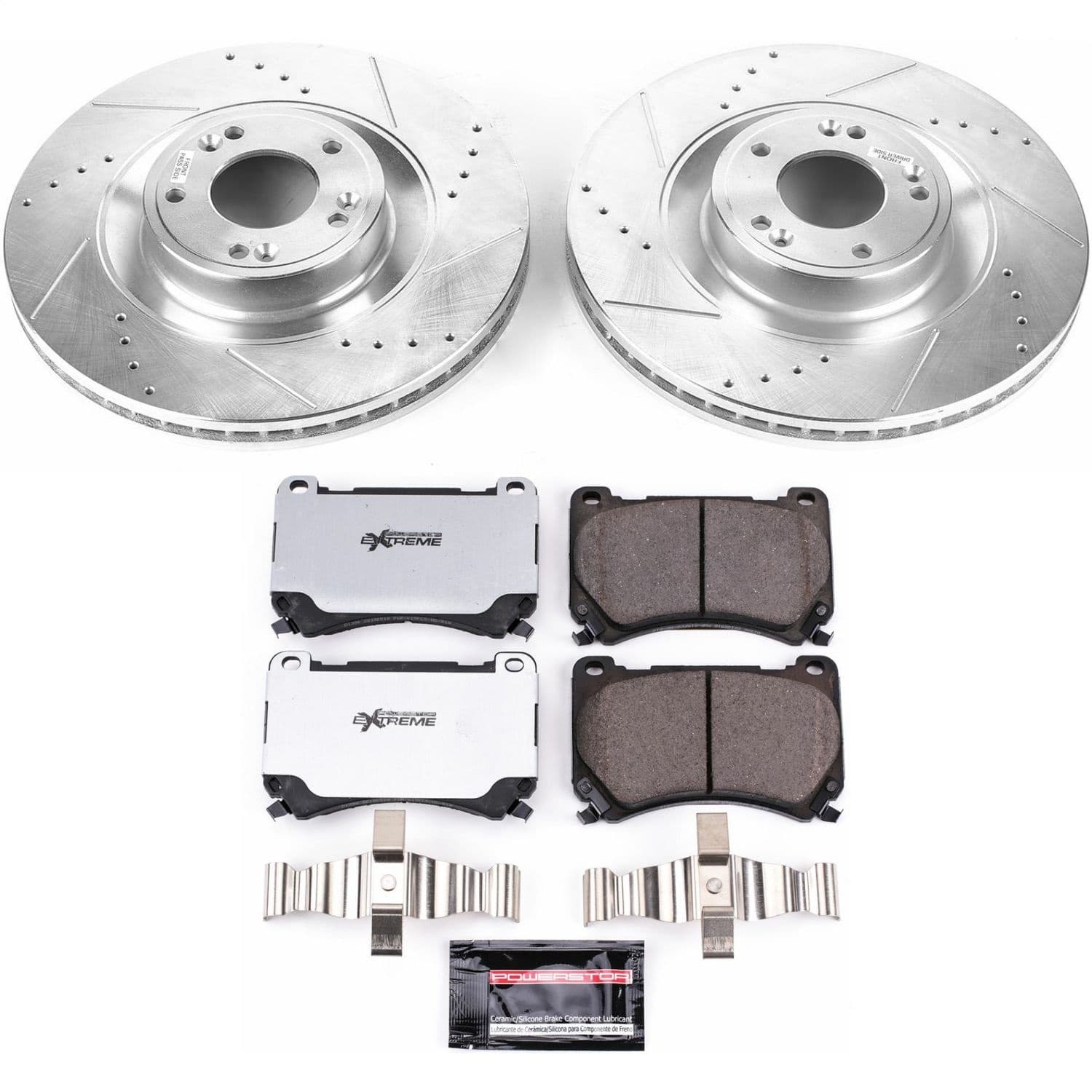 Power Stop - K5928-26 - Front - Disc Brake Pad and Rotor Kit image 1