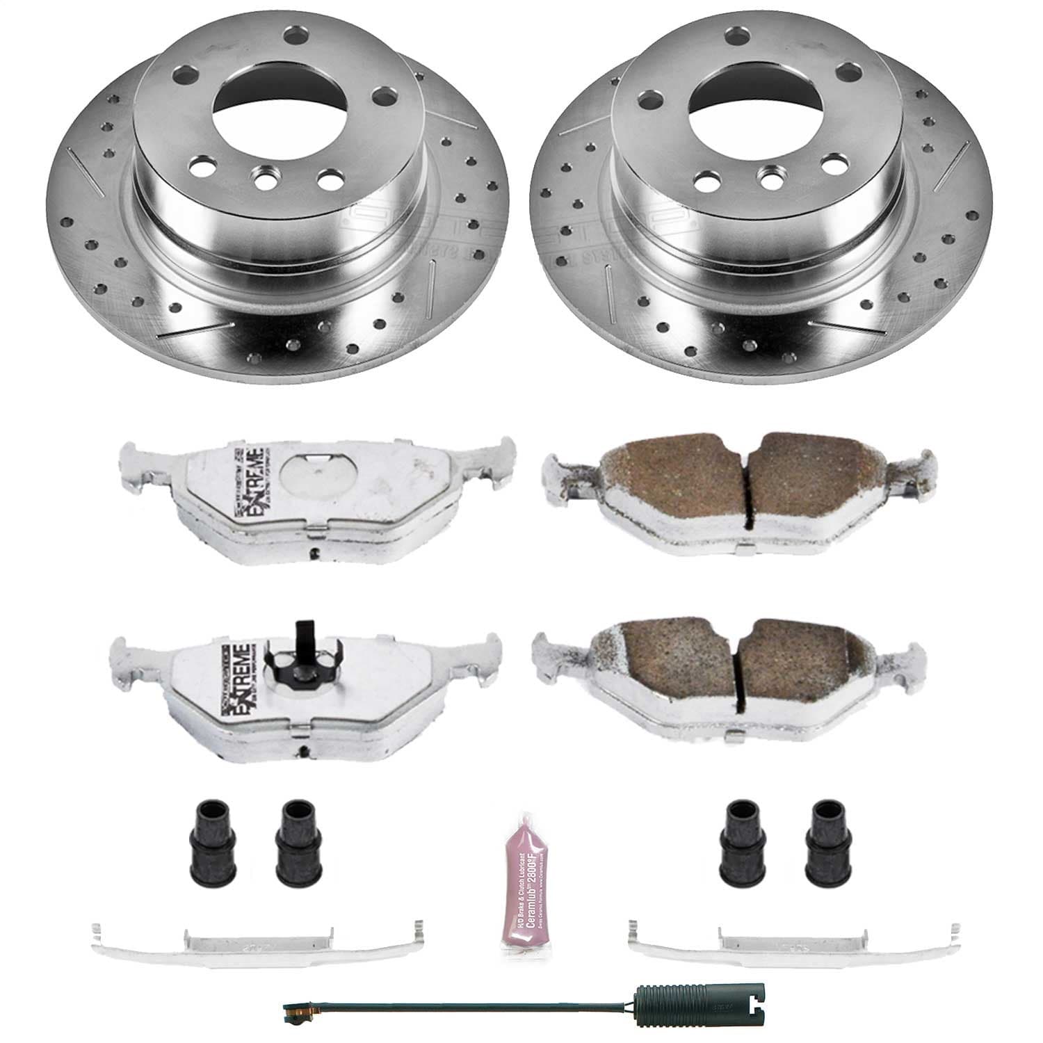 Power Stop - K593-26 - Rear - Disc Brake Pad and Rotor Kit image 1