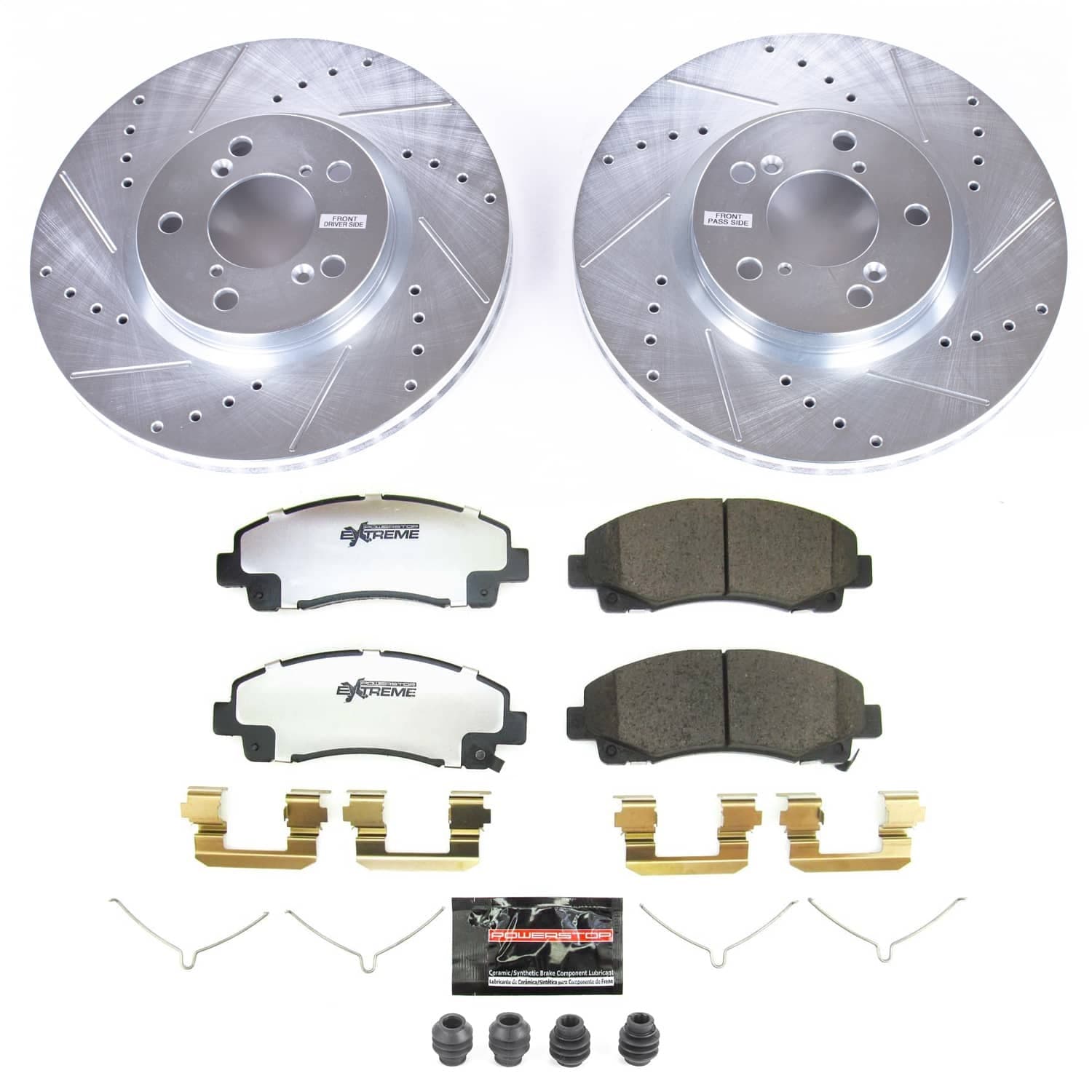 Power Stop - K5939-26 - Front - Disc Brake Pad and Rotor Kit image 1