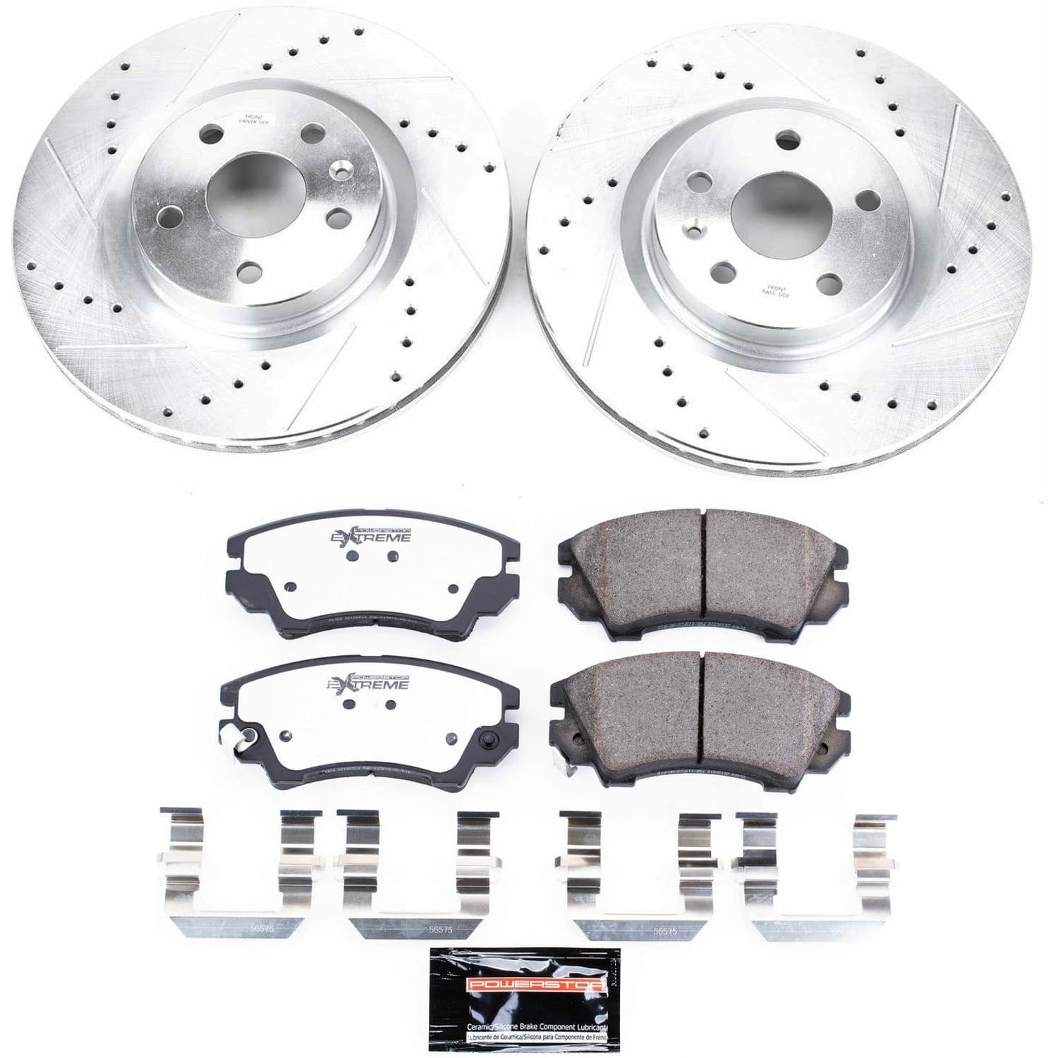 Power Stop - K5948-26 - Front - Disc Brake Pad and Rotor Kit image 1