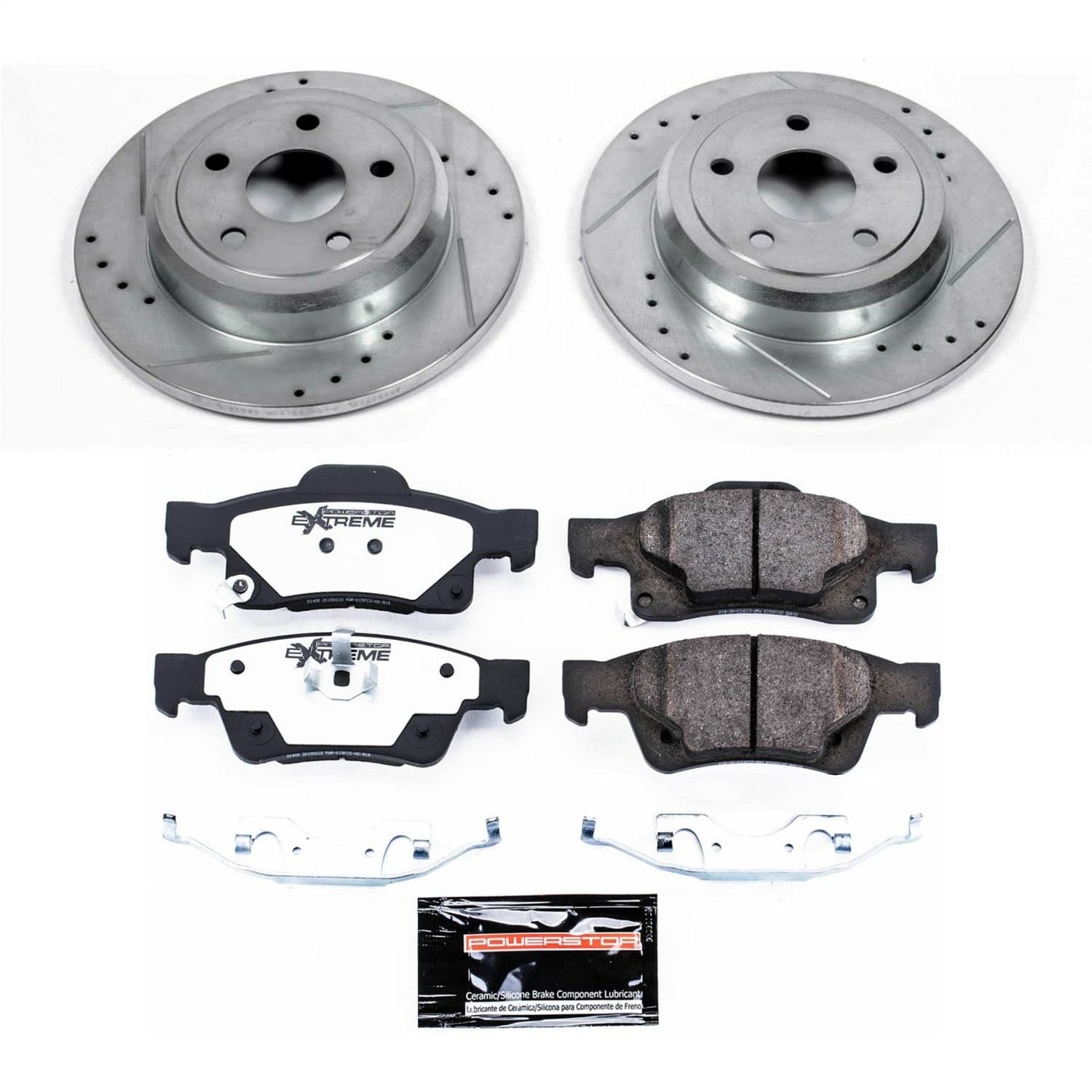 Power Stop - K5950-36 - Rear - Disc Brake Pad and Rotor Kit image 1