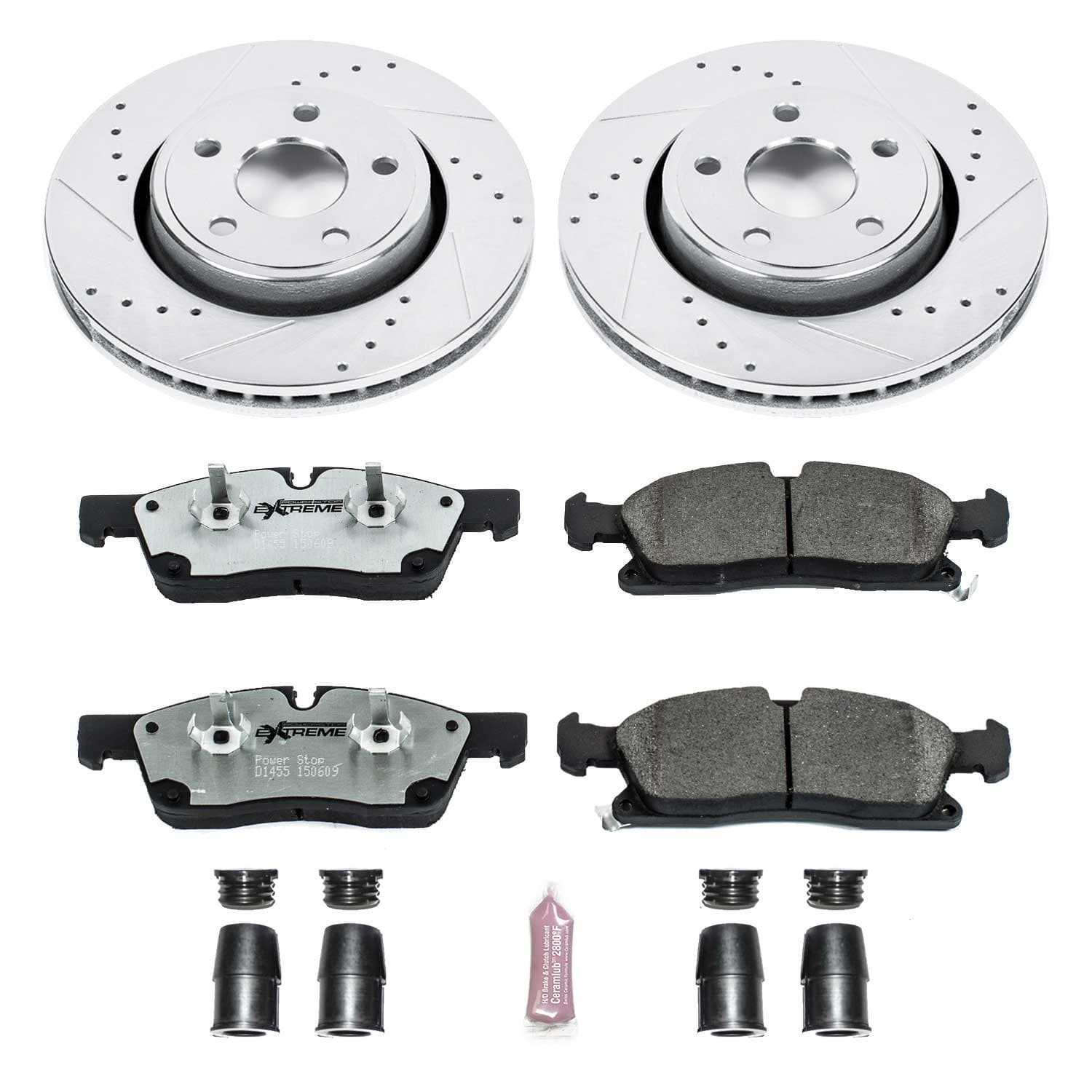 Power Stop - K5951-26 - Front - Disc Brake Pad and Rotor Kit image 1