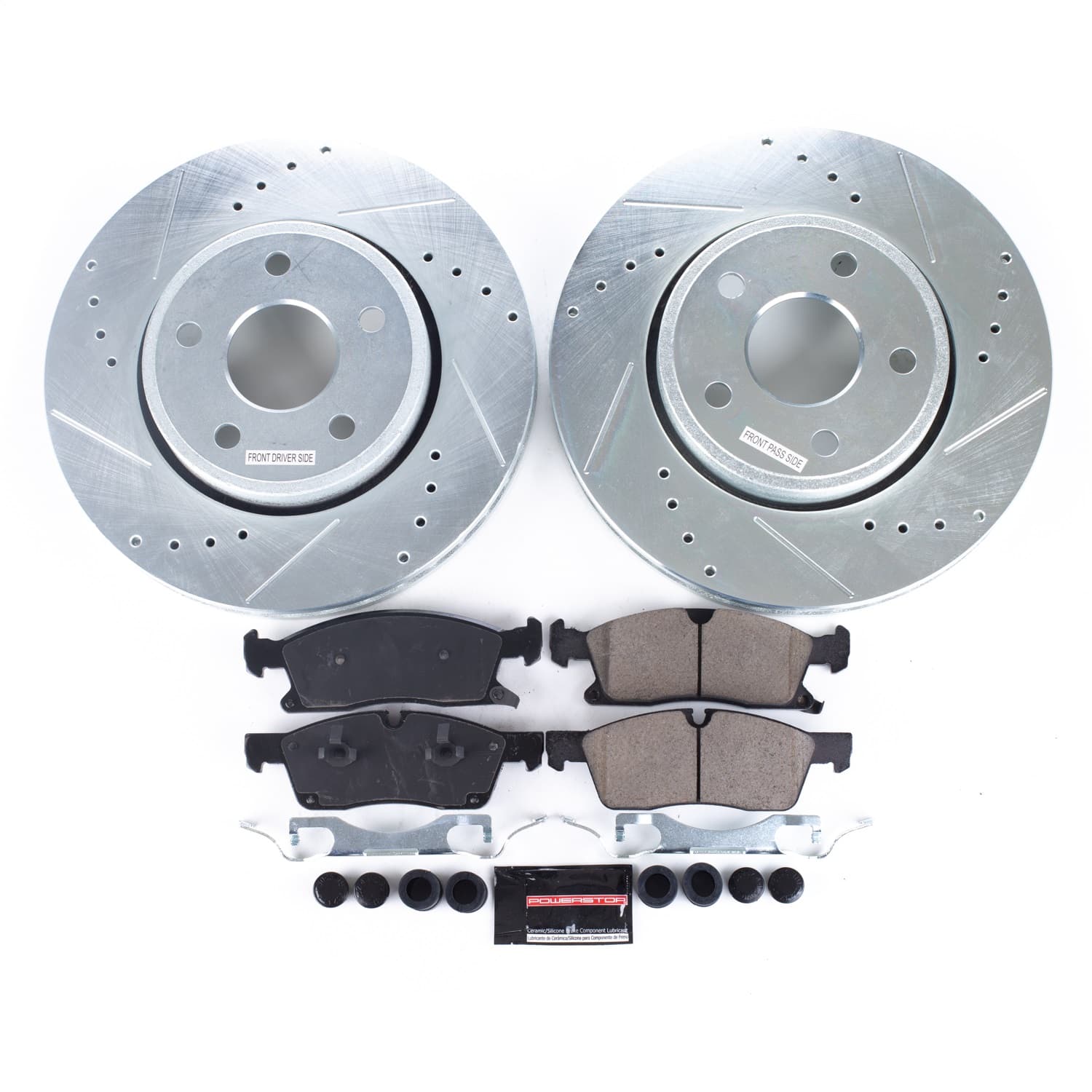 Power Stop - K5951 - Front - Disc Brake Pad and Rotor Kit image 2