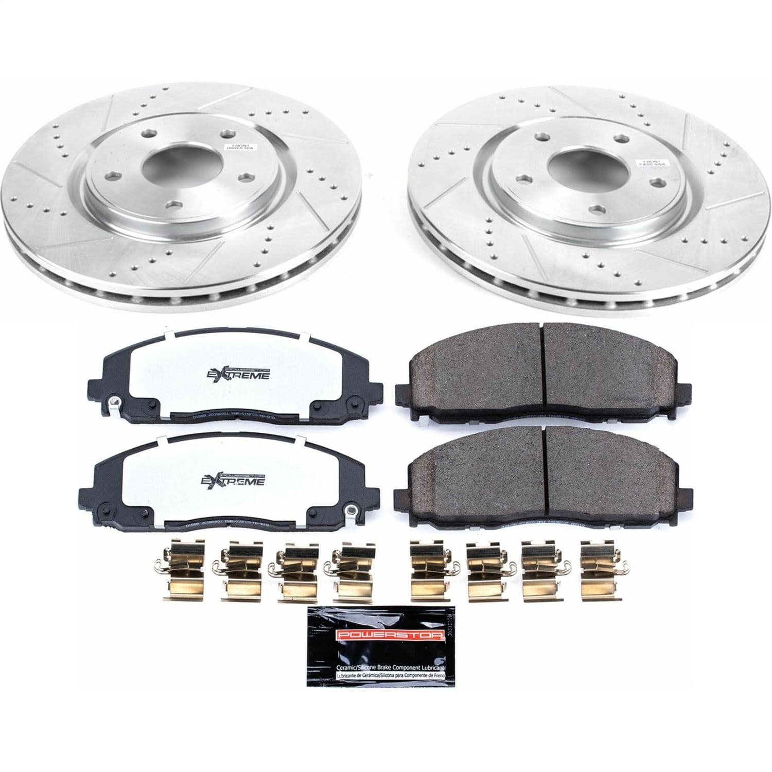 Power Stop - K5959-36 - Front - Disc Brake Pad and Rotor Kit image 1