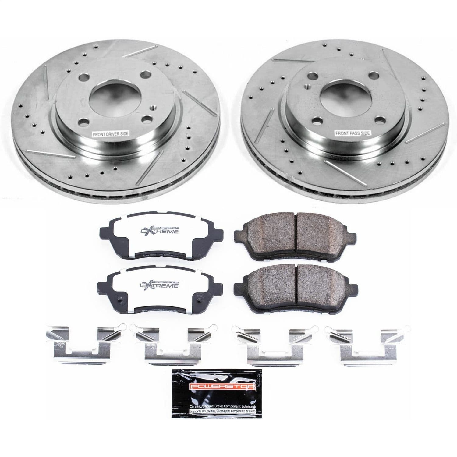 Power Stop - K5969-26 - Front - Disc Brake Pad and Rotor Kit image 1