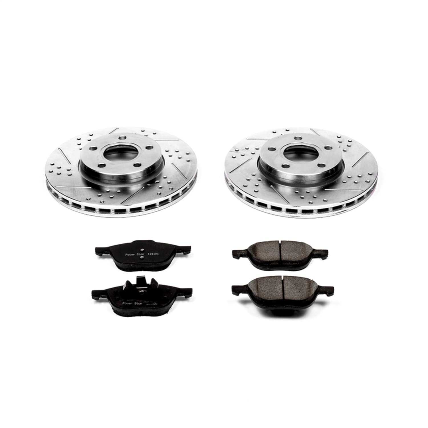 Power Stop - K5976 - Front - Disc Brake Pad and Rotor Kit image 1