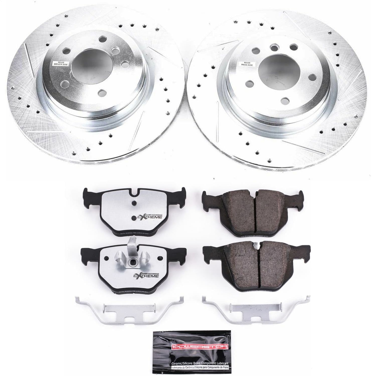 Power Stop - K5982-26 - Rear - Disc Brake Pad and Rotor Kit image 1