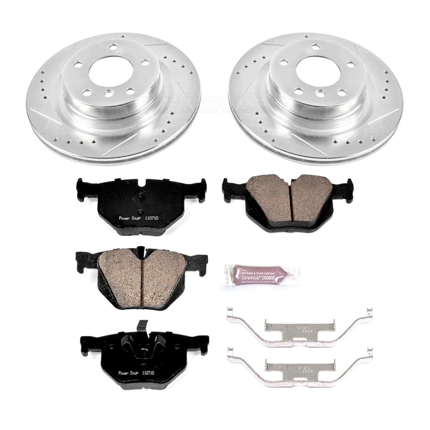 Power Stop - K5982 - Rear - Disc Brake Pad and Rotor Kit image 1
