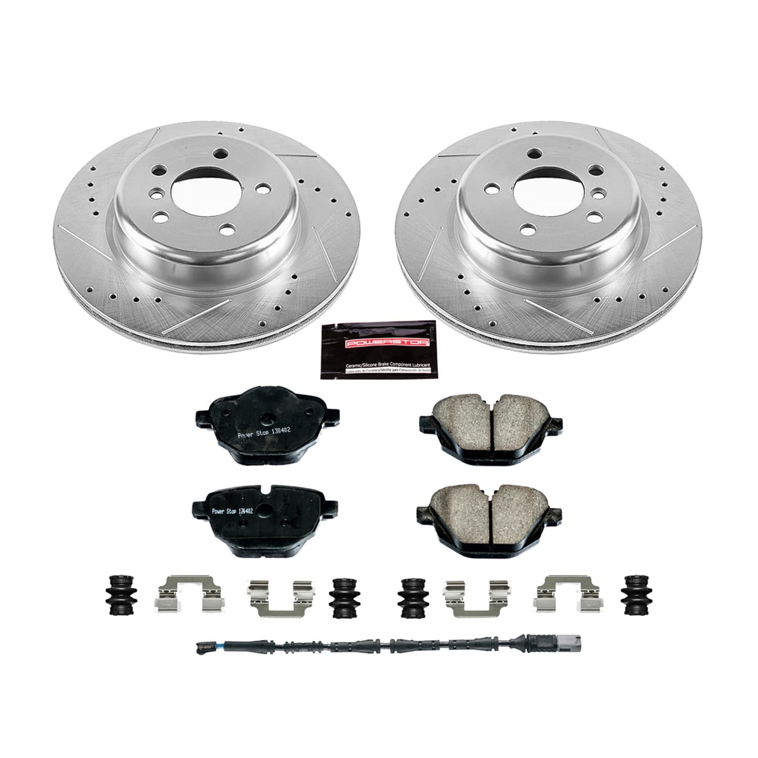 Power Stop - K6034 - Rear - Disc Brake Pad and Rotor Kit image 1