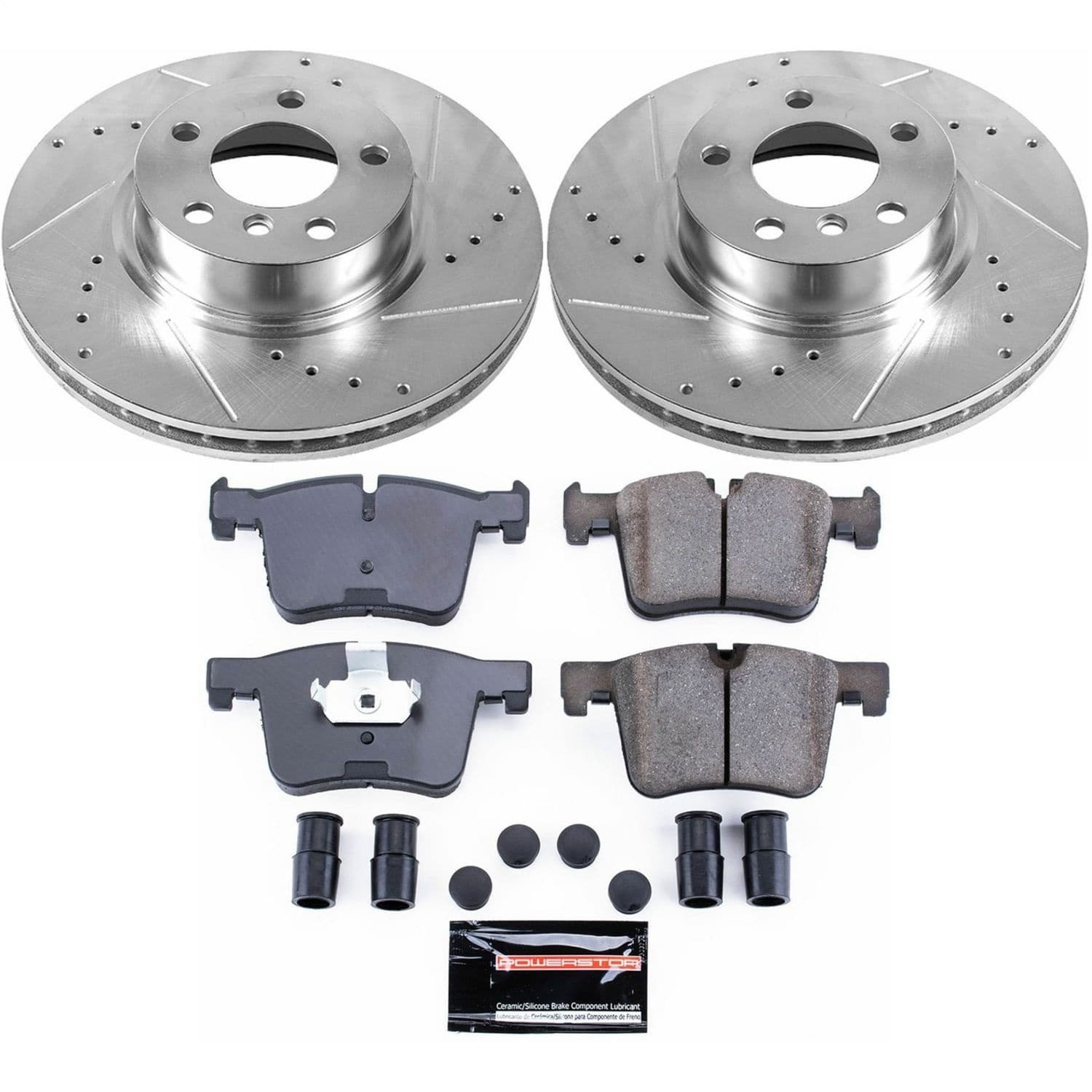Power Stop - K6038 - Front - Disc Brake Pad and Rotor Kit image 1