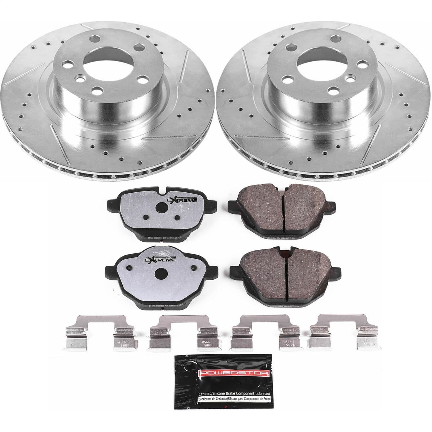 Power Stop - K6040-26 - Rear - Disc Brake Pad and Rotor Kit image 1