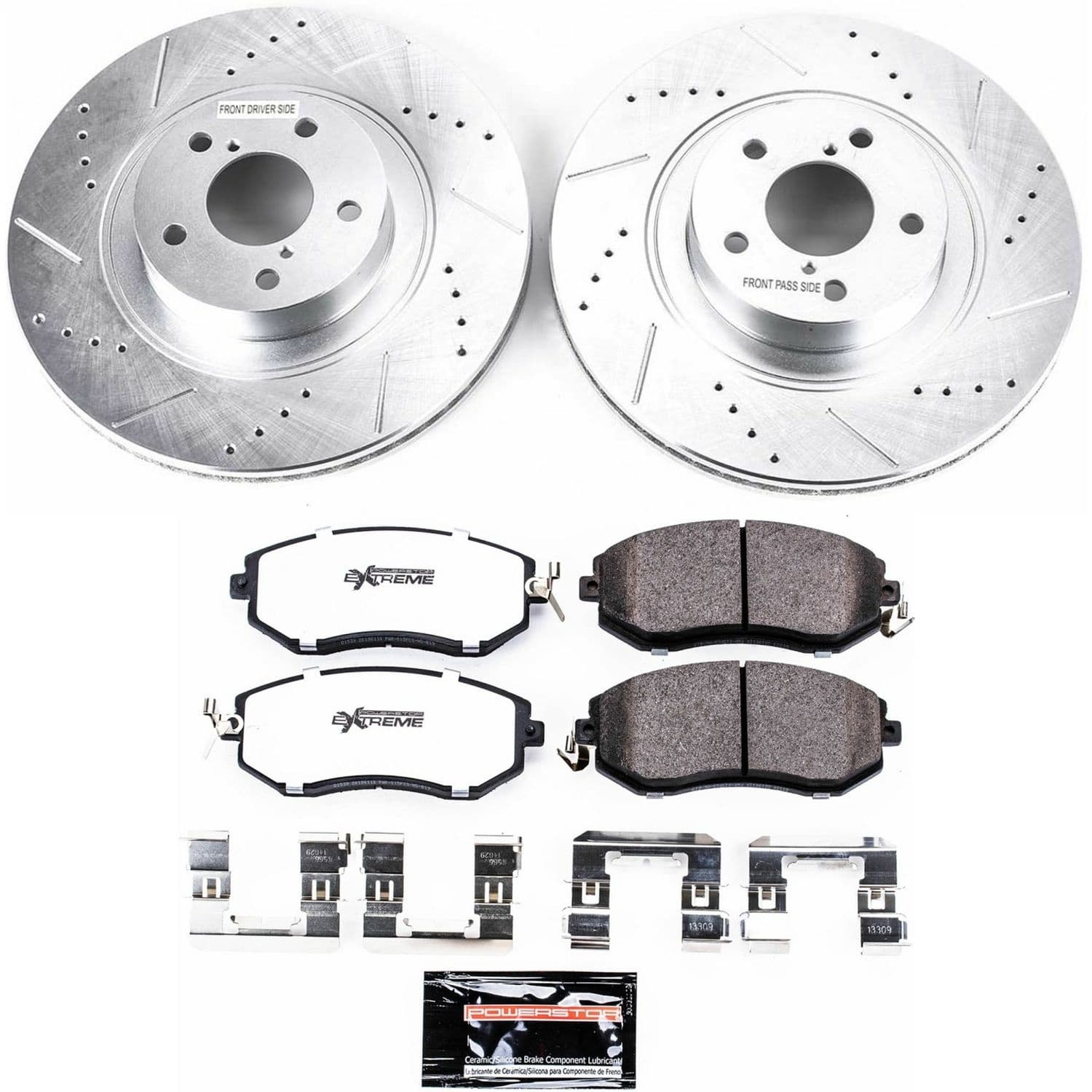 Power Stop - K6082-26 - Front - Disc Brake Pad and Rotor Kit image 1