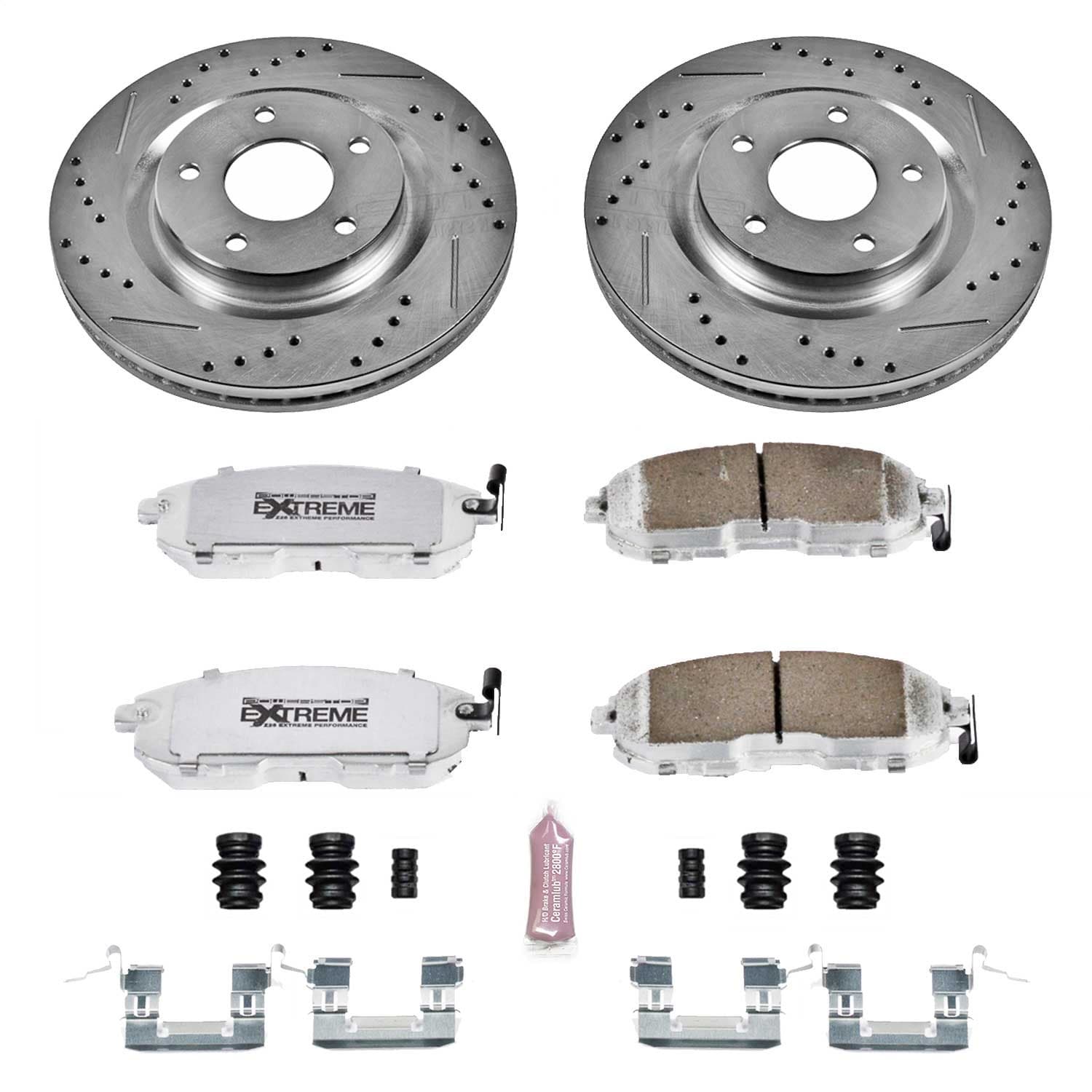 Power Stop - K6094-26 - Front - Disc Brake Pad and Rotor Kit image 1