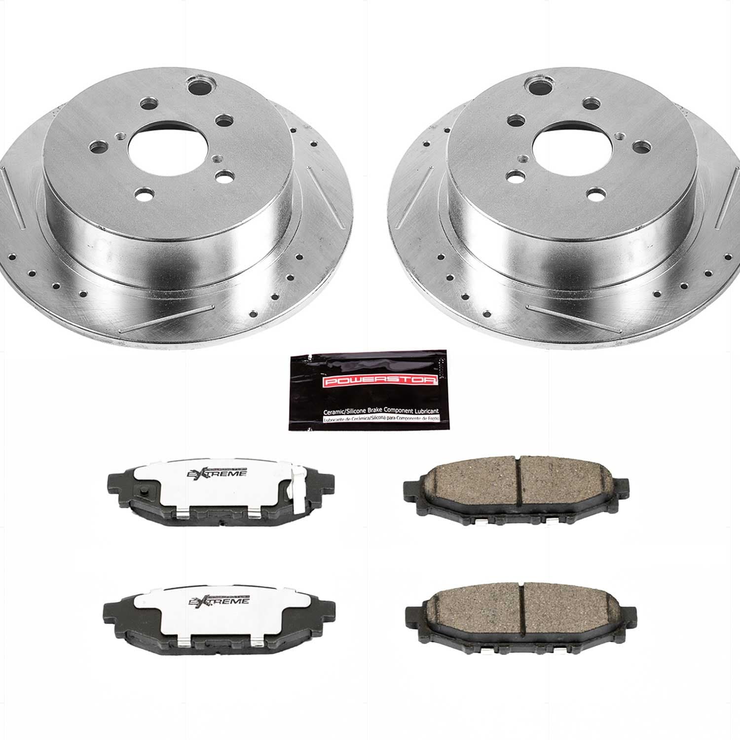 Power Stop - K6107-26 - Rear - Disc Brake Pad and Rotor Kit image 1