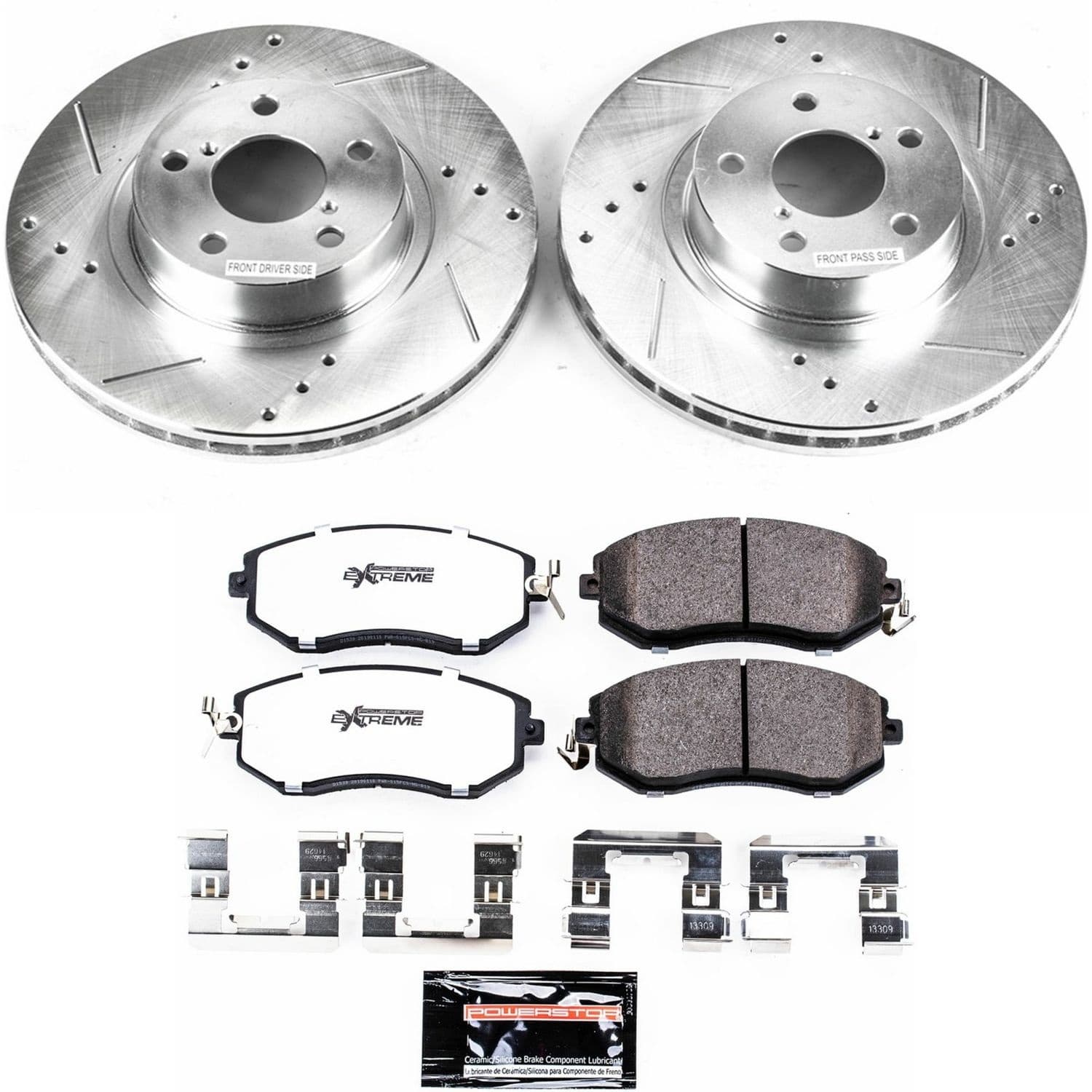 Power Stop - K6111-26 - Front - Disc Brake Pad and Rotor Kit image 1