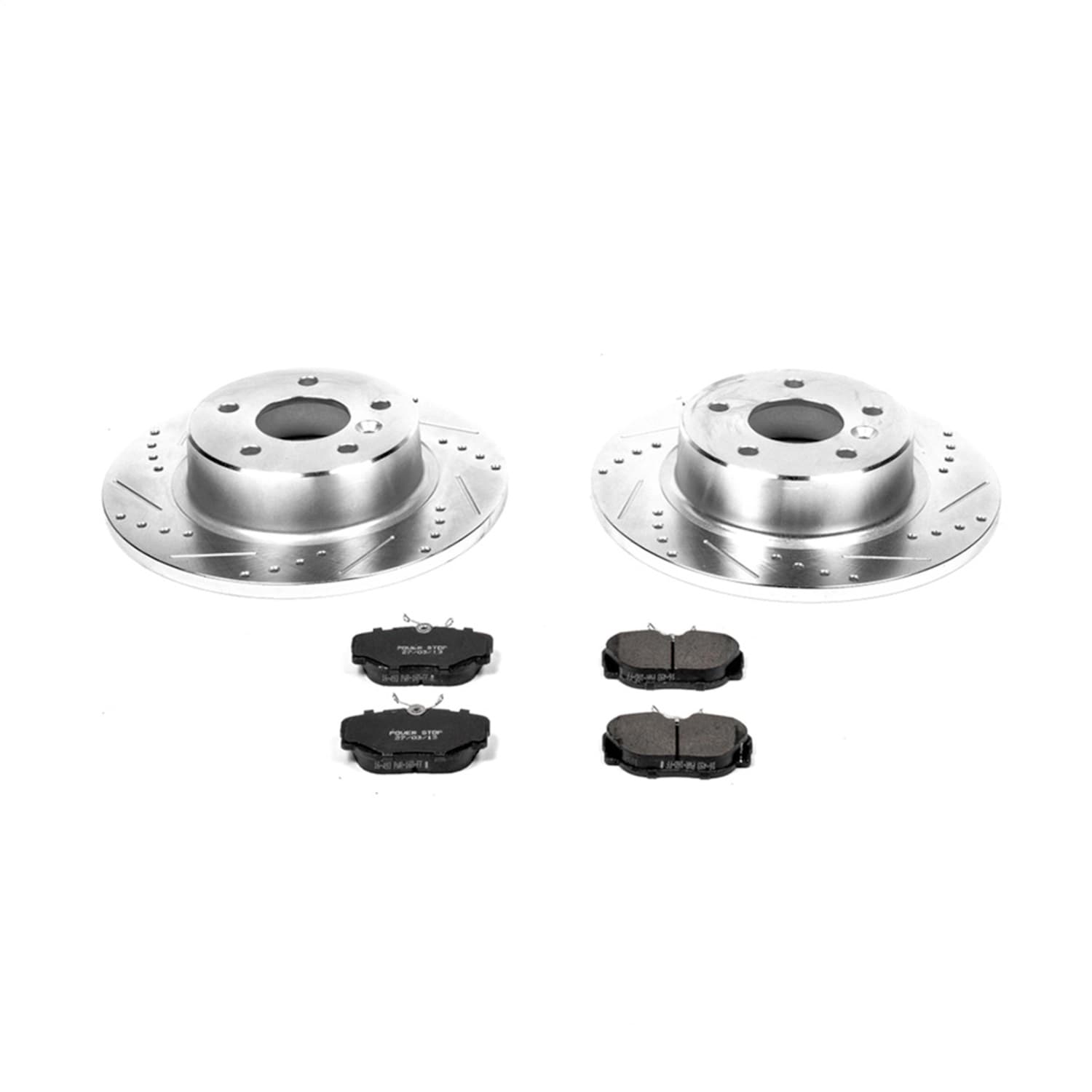 Power Stop - K6152 - Rear - Disc Brake Pad and Rotor Kit image 1