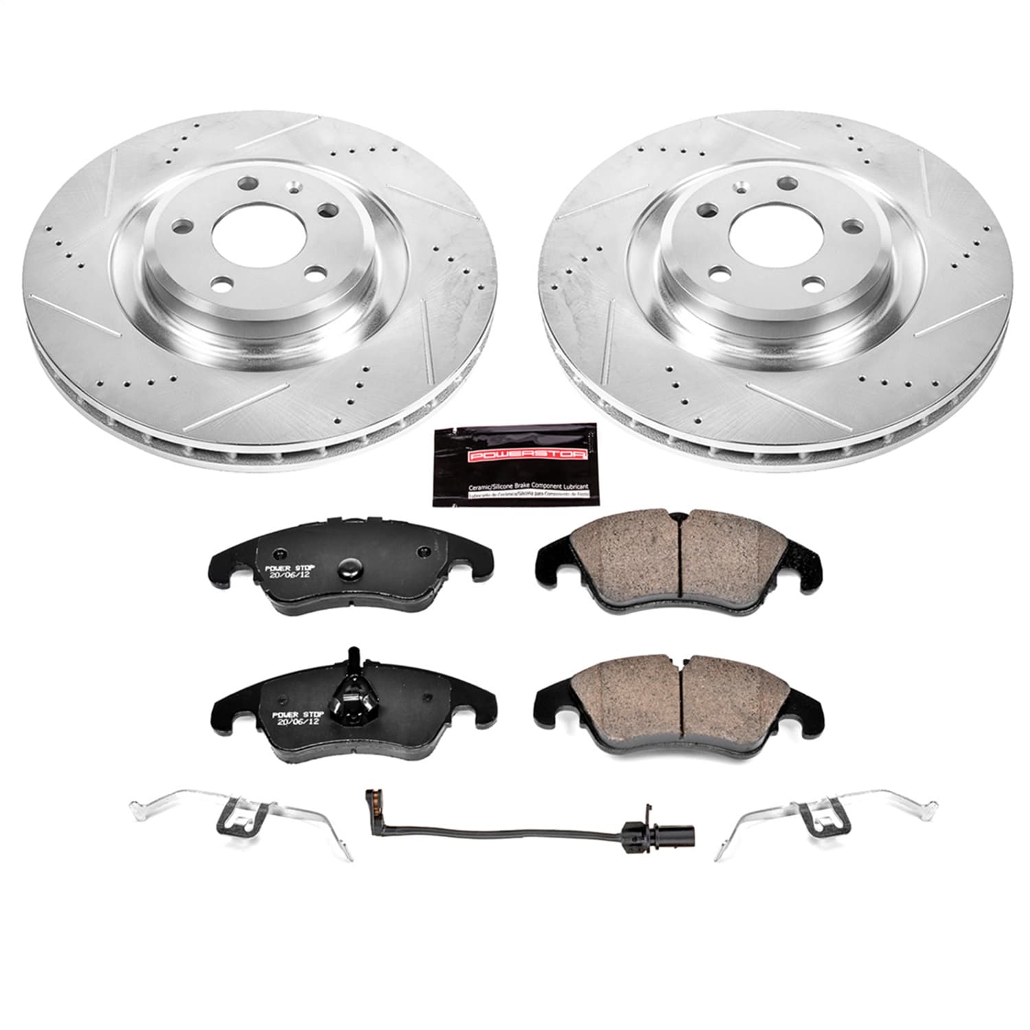 Power Stop - K6154 - Front - Disc Brake Pad and Rotor Kit image 1