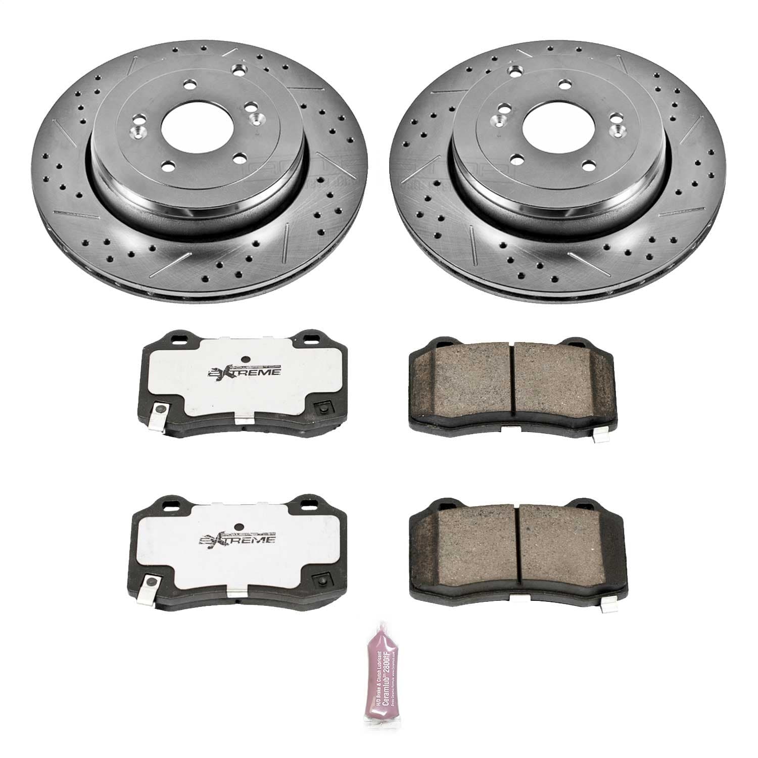 Power Stop - K6165-26 - Rear - Disc Brake Pad and Rotor Kit image 1