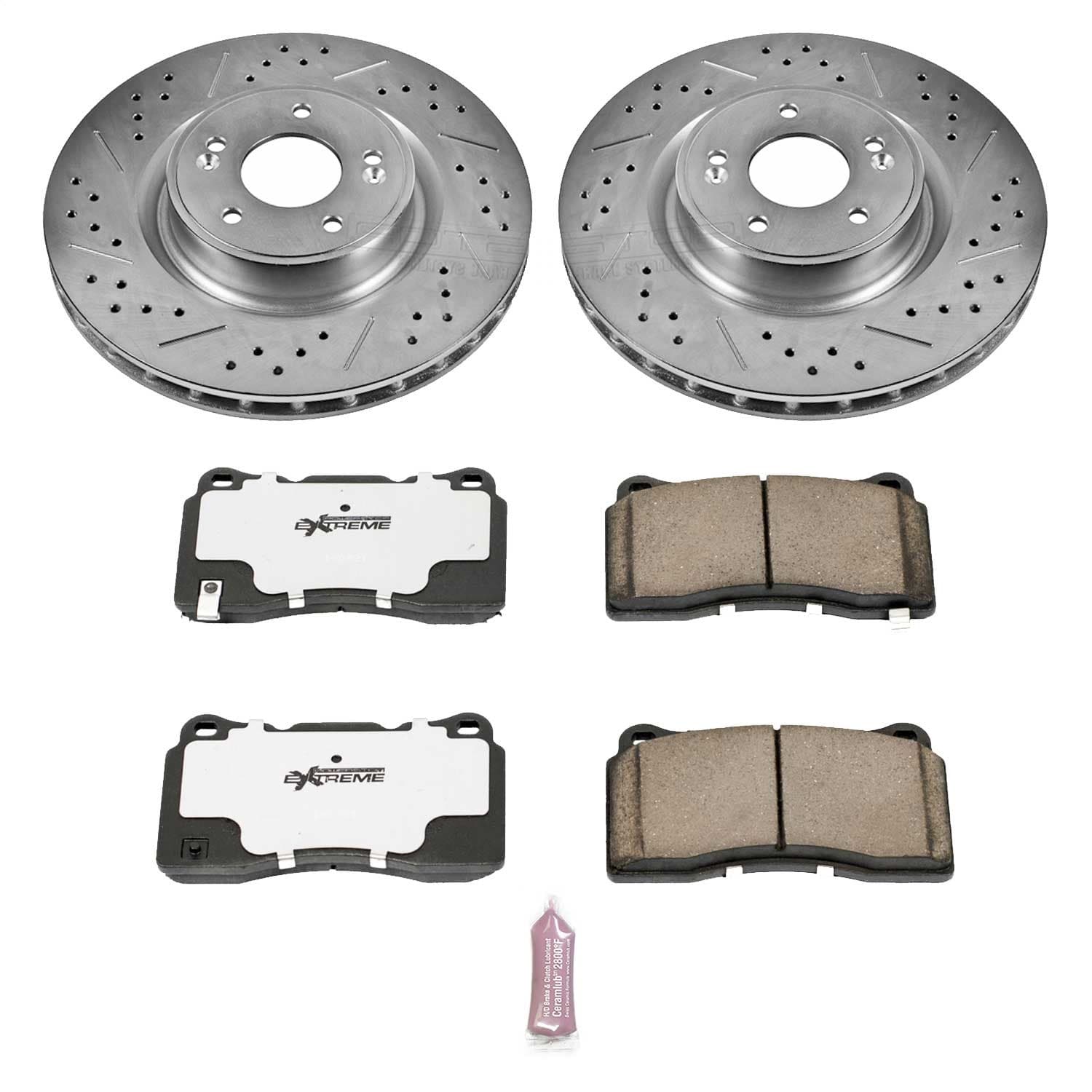 Power Stop - K6166-26 - Front - Disc Brake Pad and Rotor Kit image 1