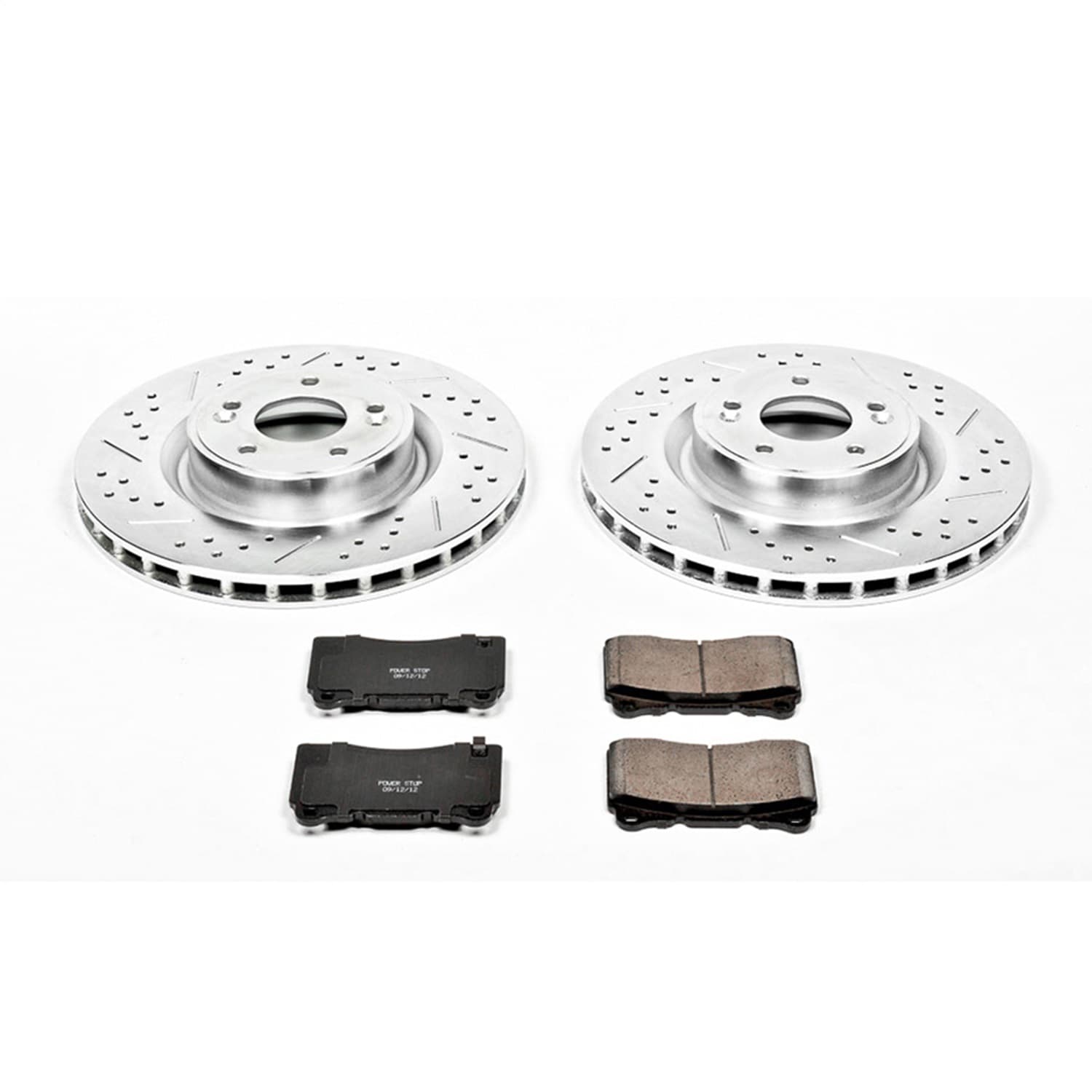 Power Stop - K6166 - Front - Disc Brake Pad and Rotor Kit image 1