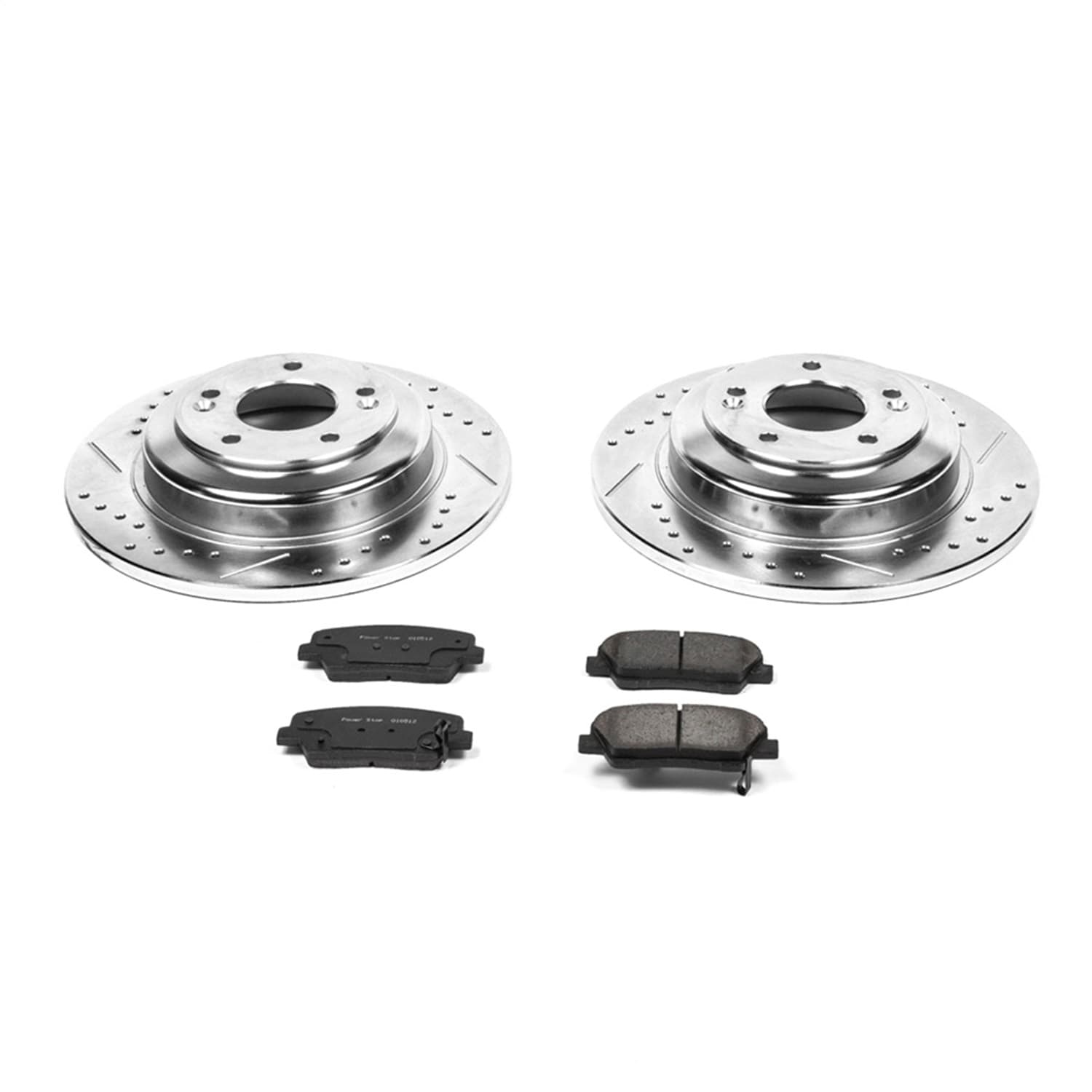 Power Stop - K6168 - Rear - Disc Brake Pad and Rotor Kit image 1