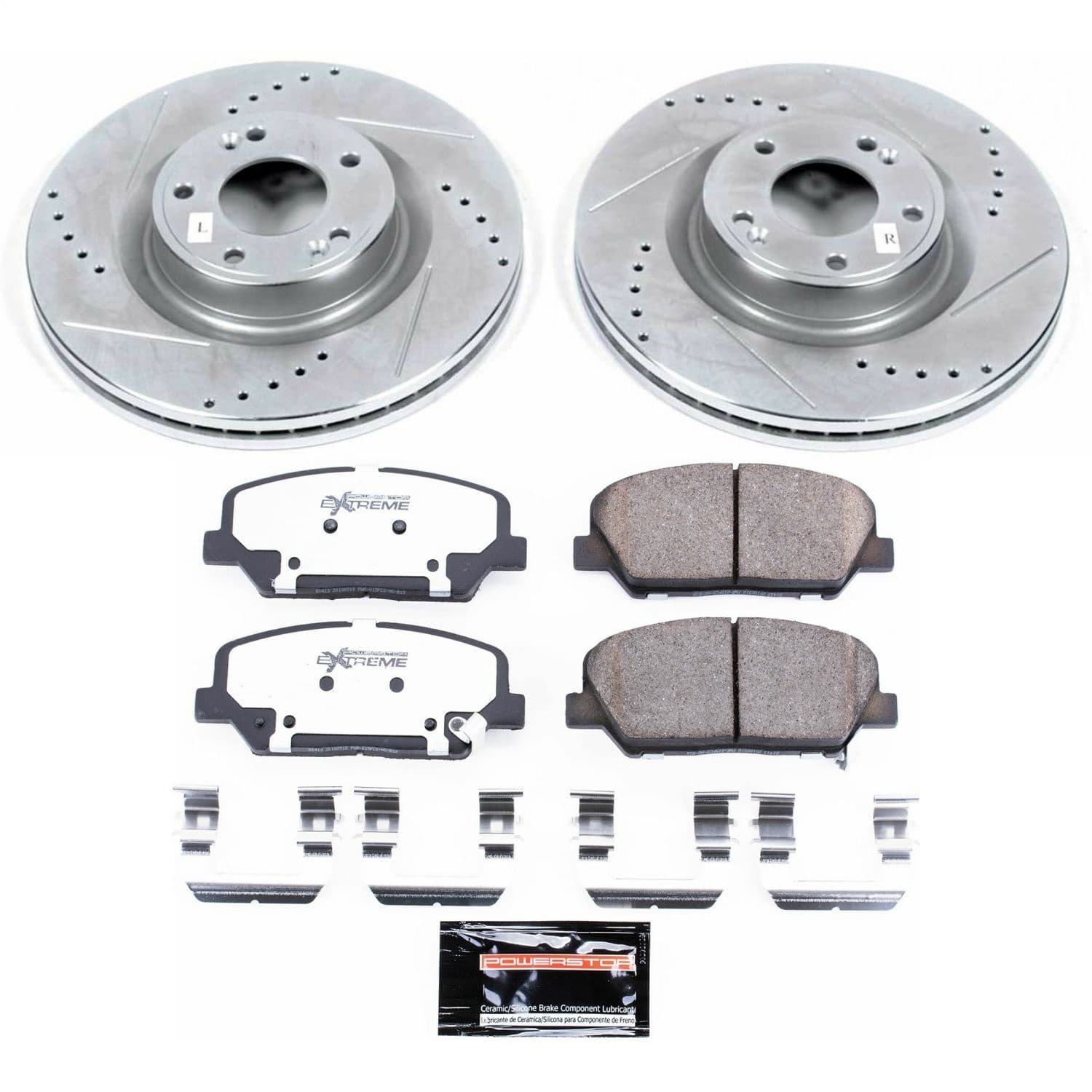 Power Stop - K6169-26 - Front - Disc Brake Pad and Rotor Kit image 1