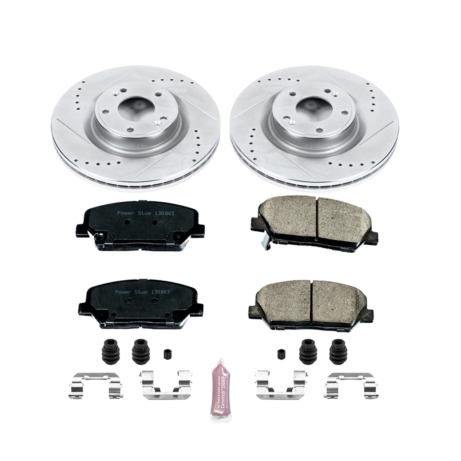 Power Stop - K6169 - Front - Disc Brake Pad and Rotor Kit image 1
