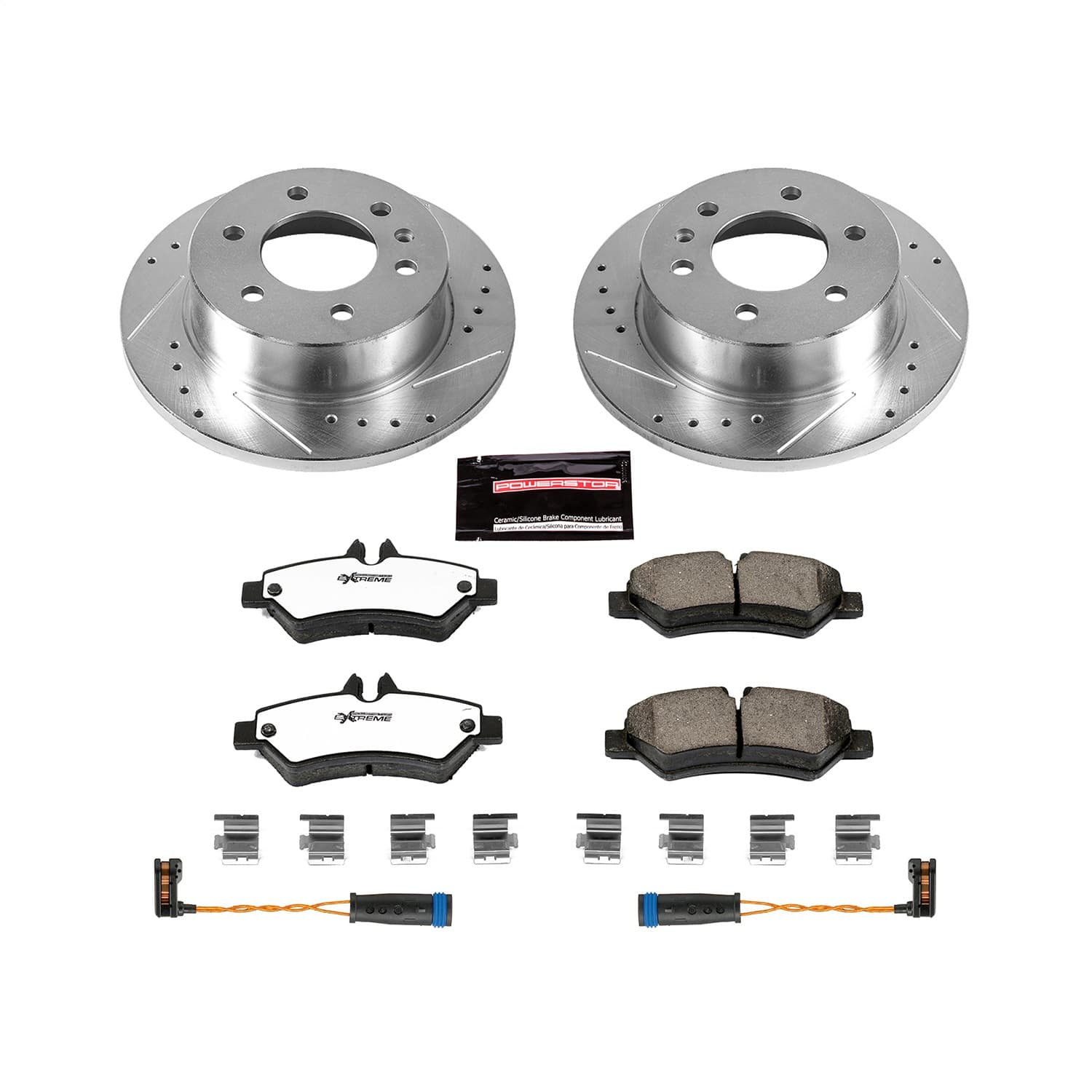 Power Stop - K6197-36 - Rear - Disc Brake Pad and Rotor Kit image 1