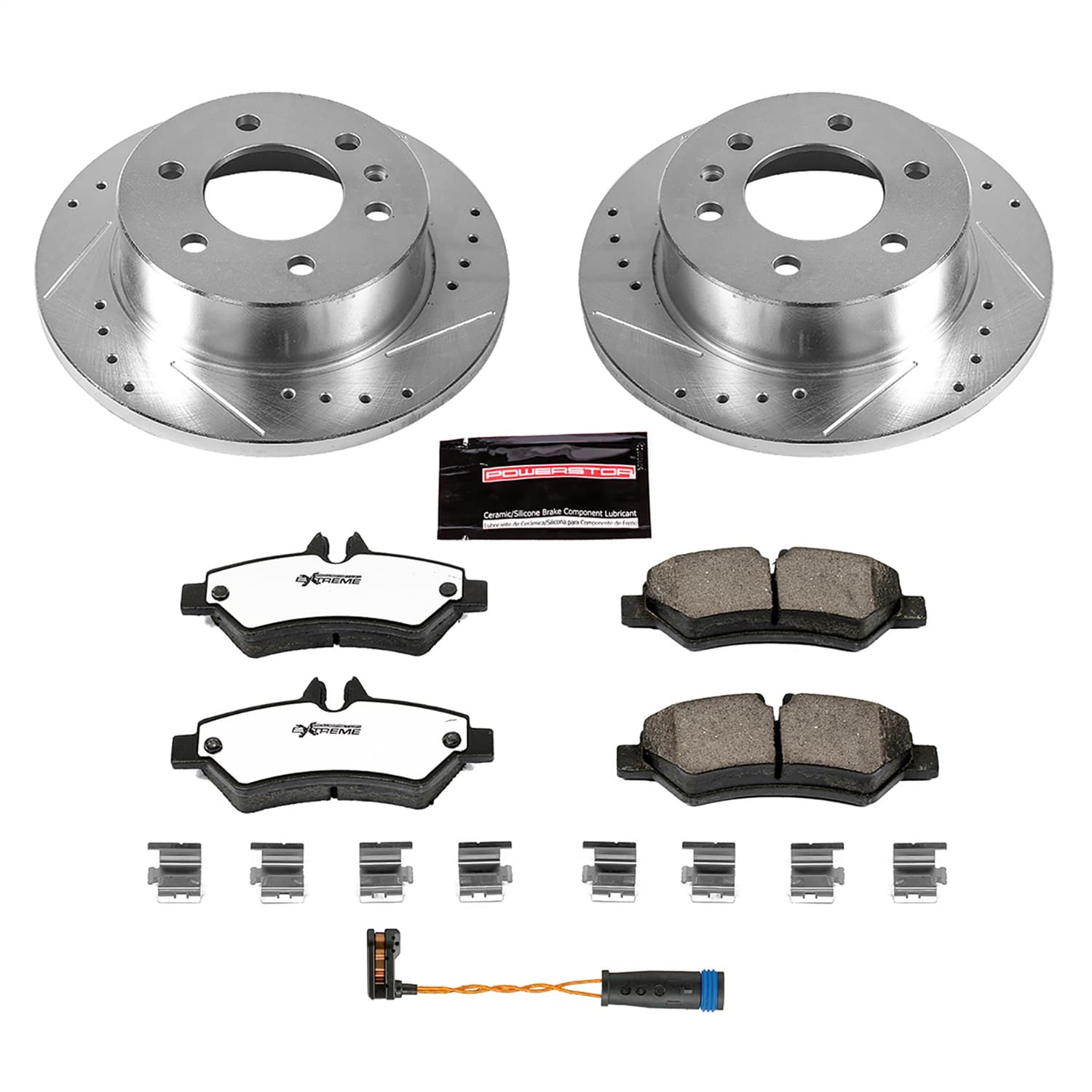 Power Stop - K6198-36 - Rear - Disc Brake Pad and Rotor Kit image 1